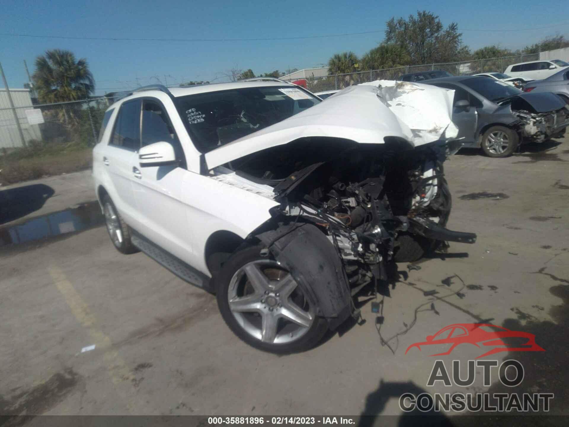 MERCEDES-BENZ ML 250 BLUETEC 2015 - 4JGDA0EB2FA525374