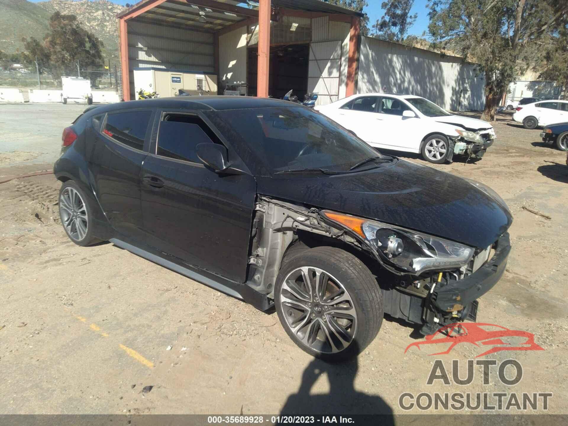 HYUNDAI VELOSTER 2016 - KMHTC6AE4GU282174