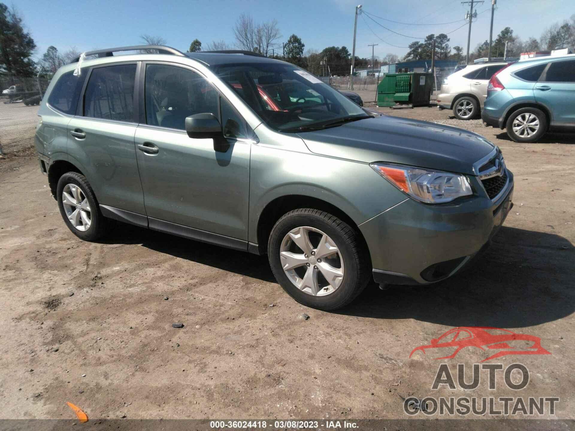 SUBARU FORESTER 2016 - JF2SJAHCXGH494438