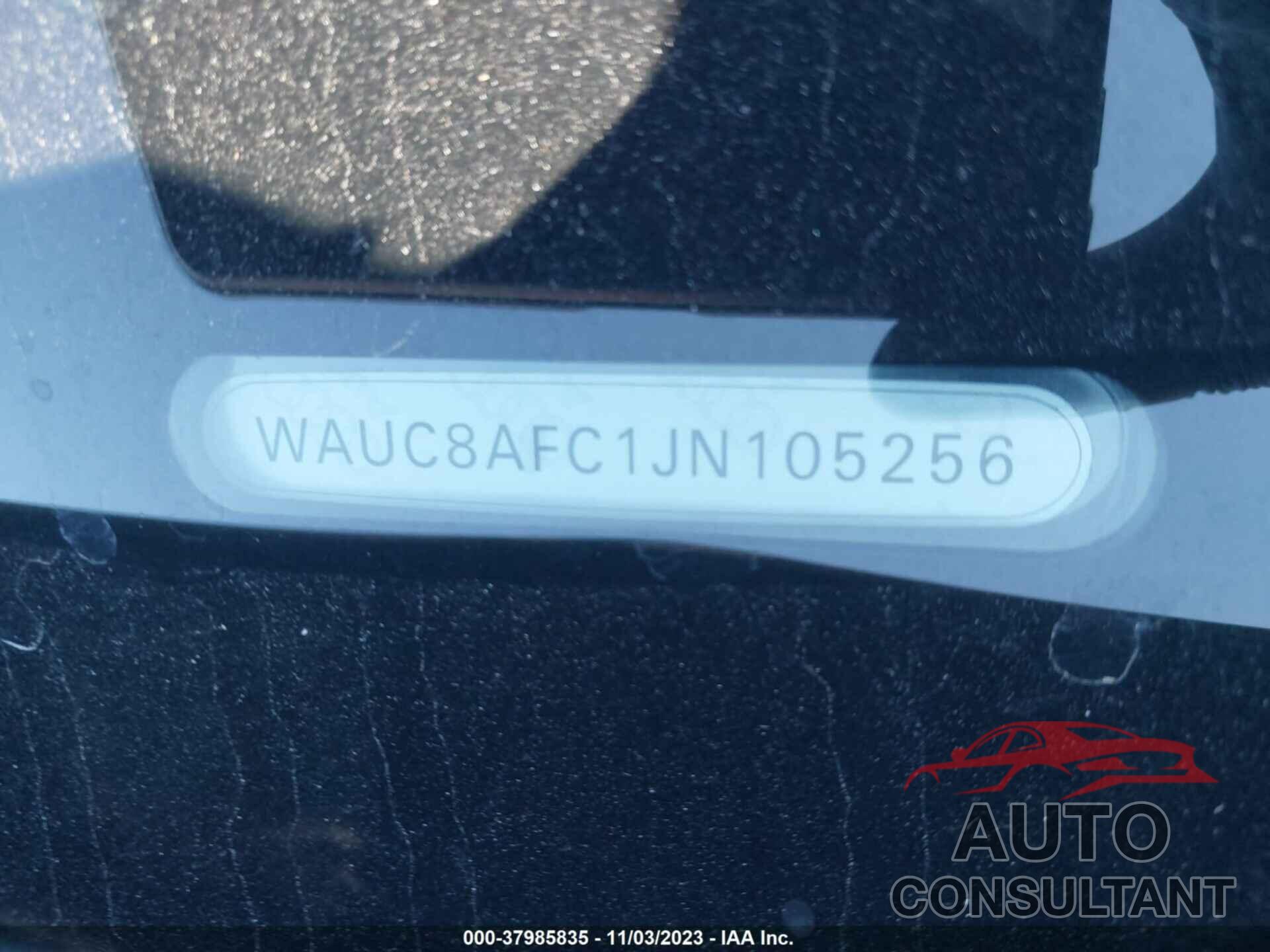 AUDI A6 2018 - WAUC8AFC1JN105256