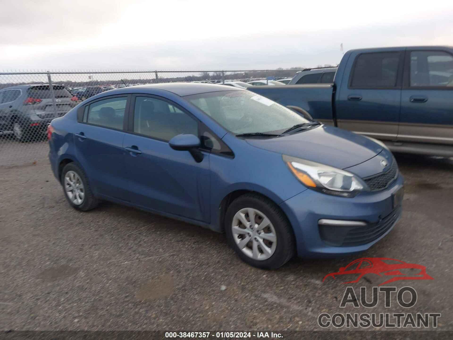 KIA RIO 2016 - KNADM4A34G6597440