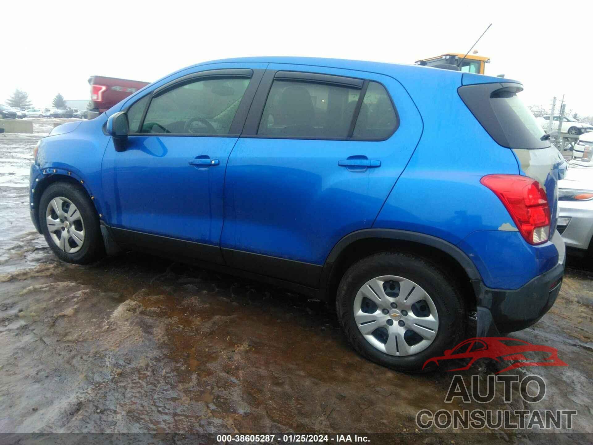 CHEVROLET TRAX 2016 - KL7CJKSB1GB529506