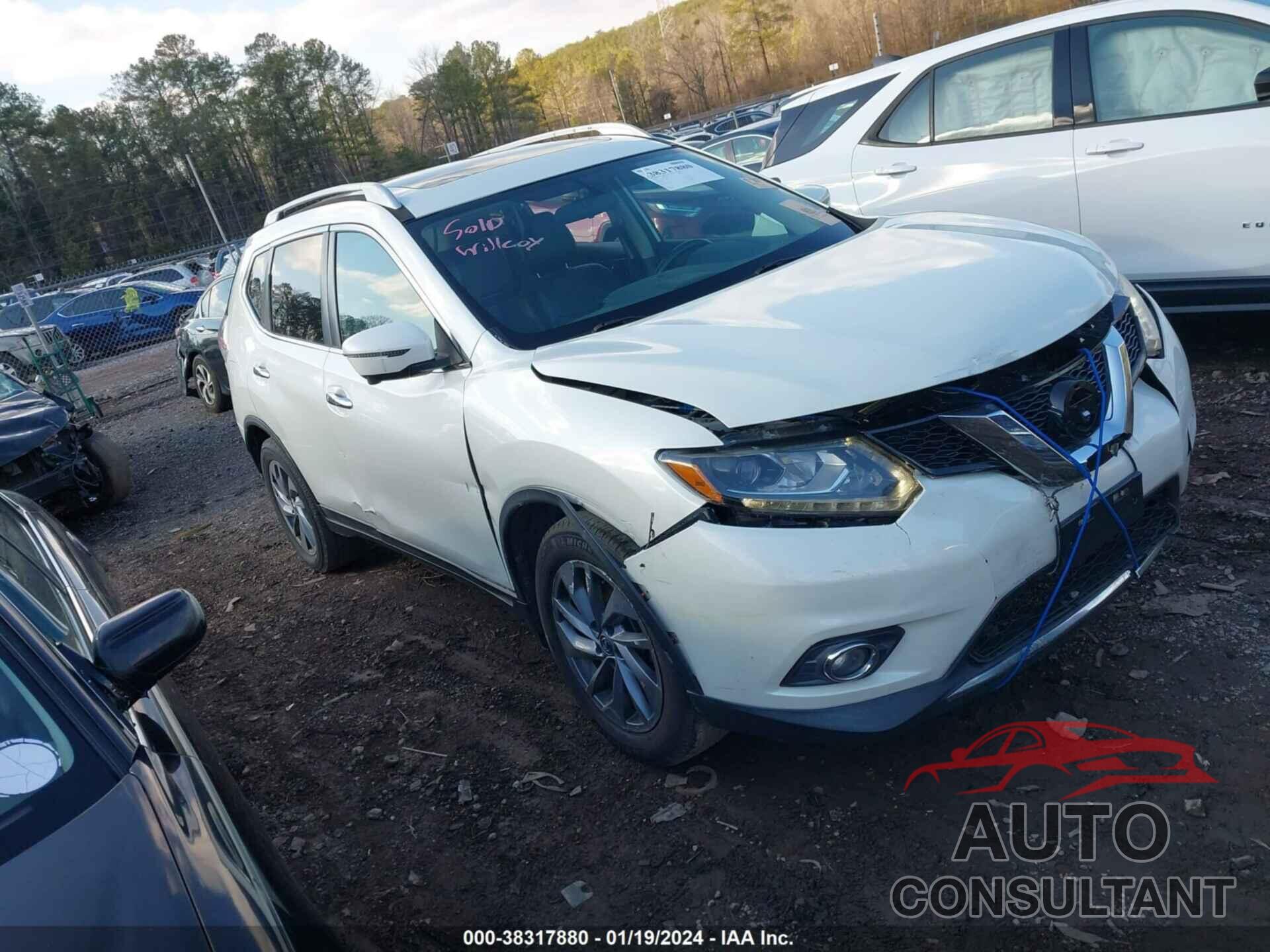 NISSAN ROGUE 2016 - 5N1AT2MT2GC746983