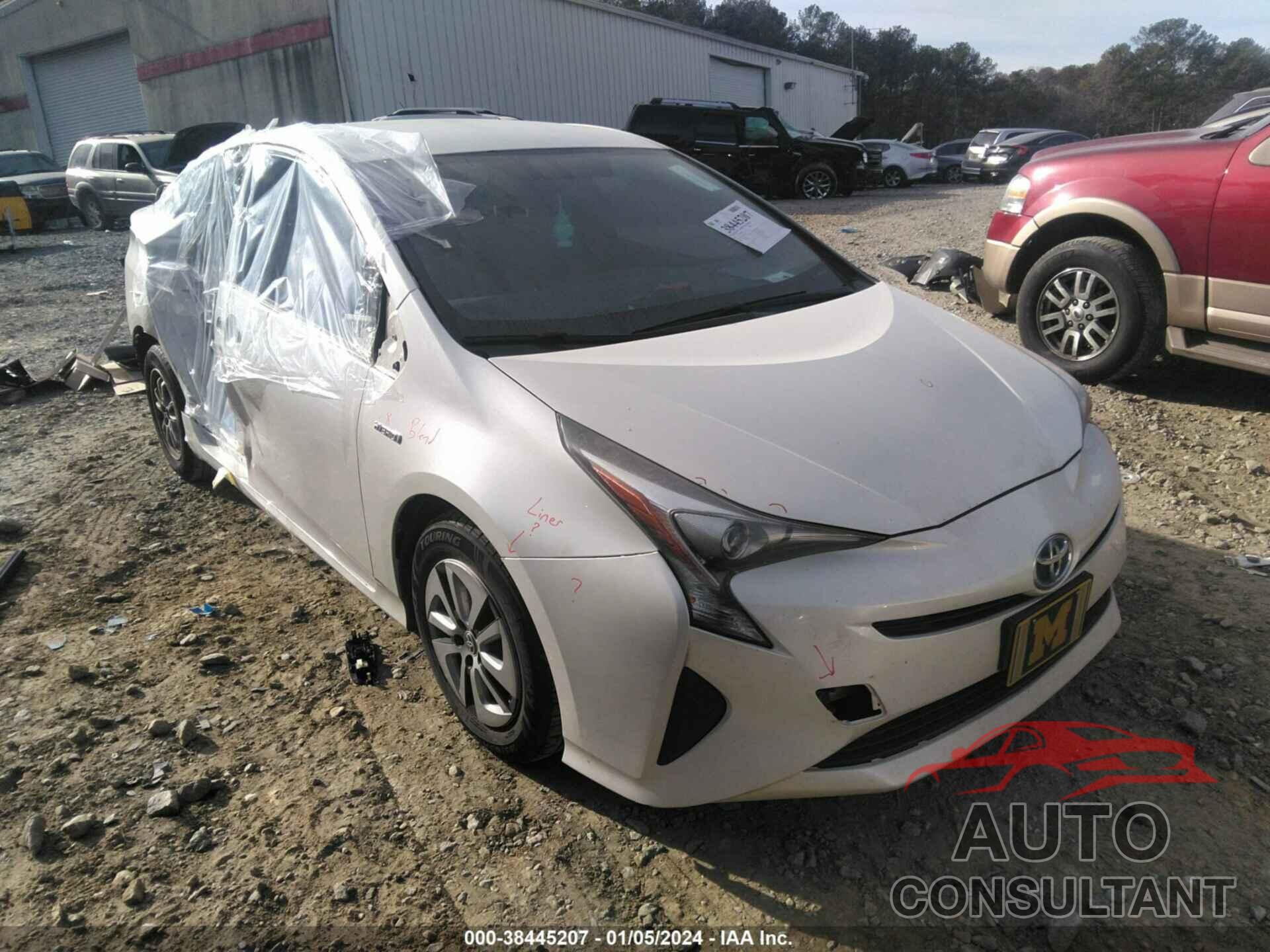 TOYOTA PRIUS 2016 - JTDKARFU0G3003557