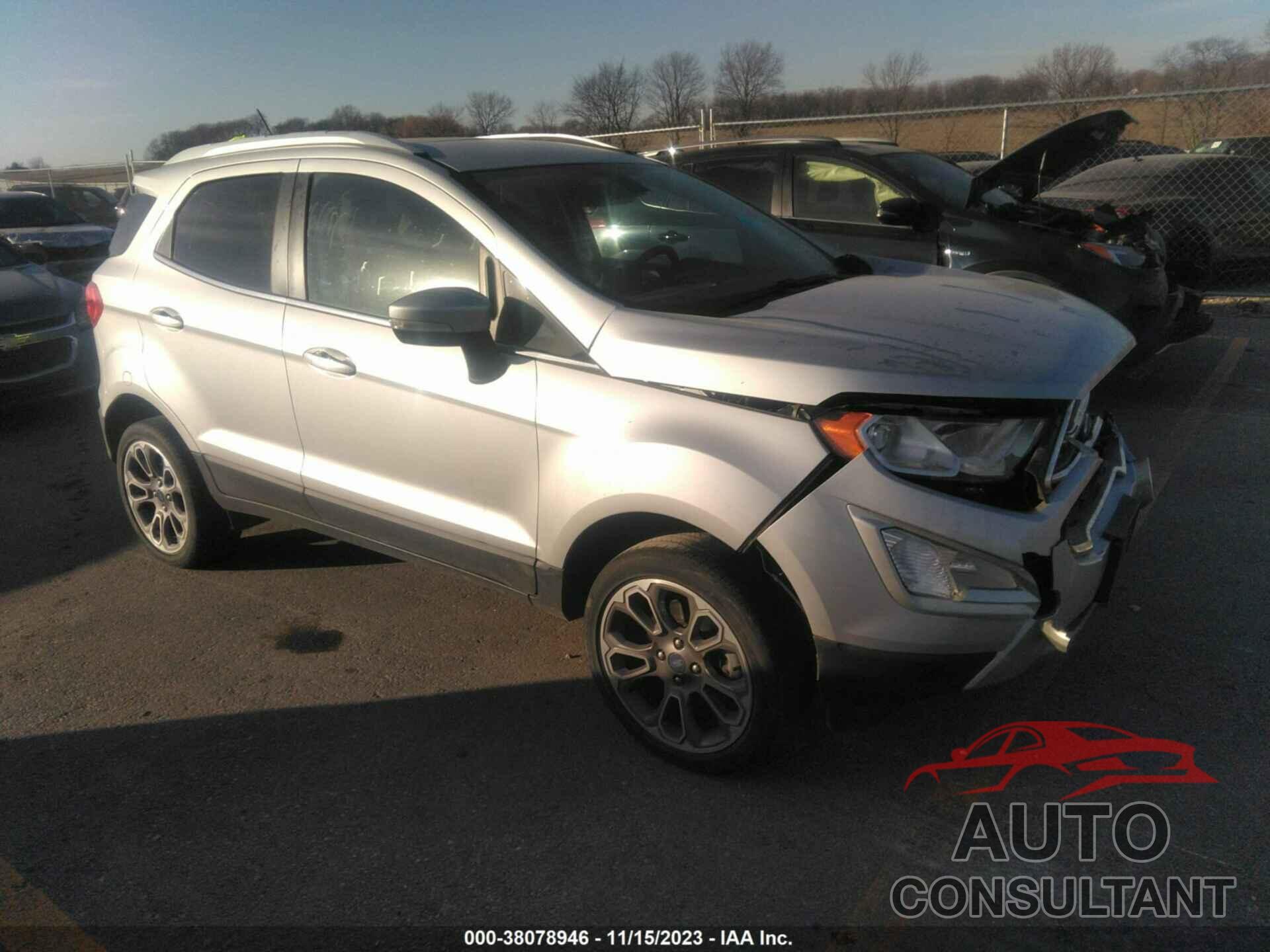 FORD ECOSPORT 2018 - MAJ6P1WL4JC244673