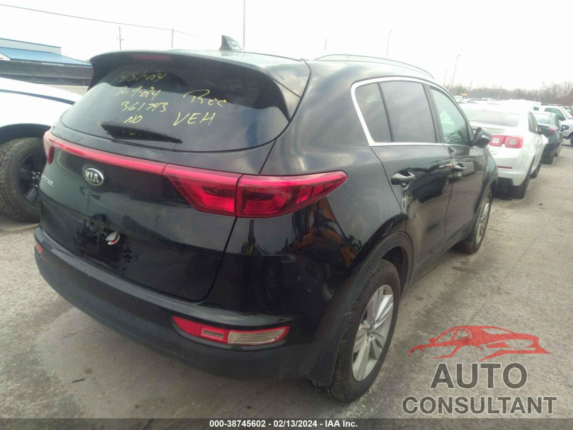 KIA SPORTAGE 2018 - KNDPMCACXJ7361743