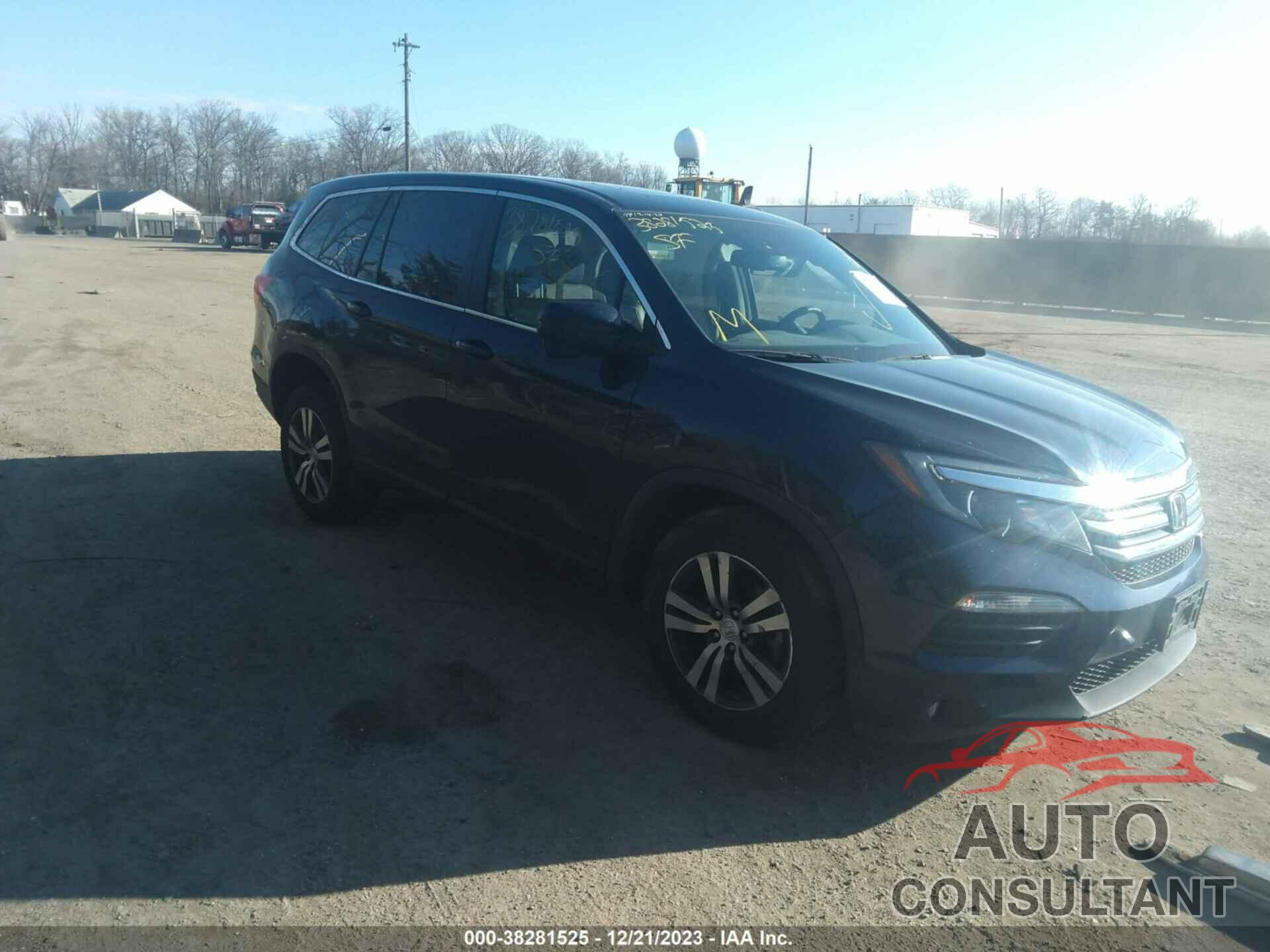 HONDA PILOT 2017 - 5FNYF6H68HB026016