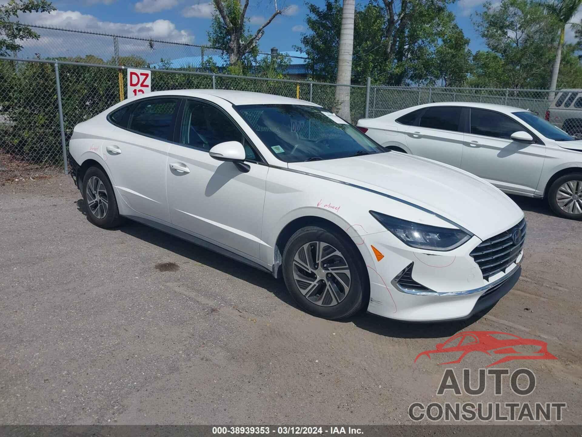 HYUNDAI SONATA HYBRID 2020 - KMHL24JJ9LA011739