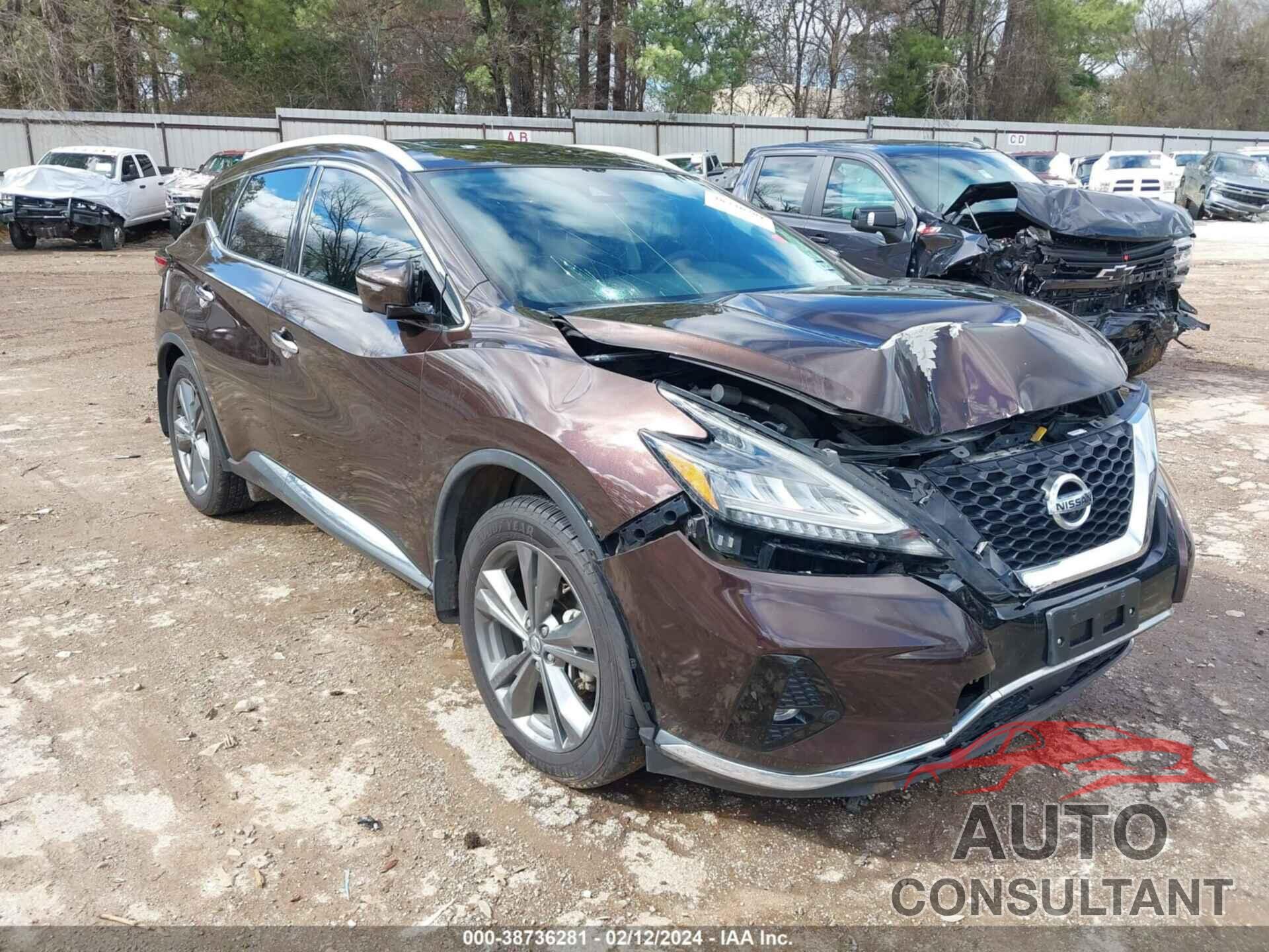 NISSAN MURANO 2019 - 5N1AZ2MJ8KN146916