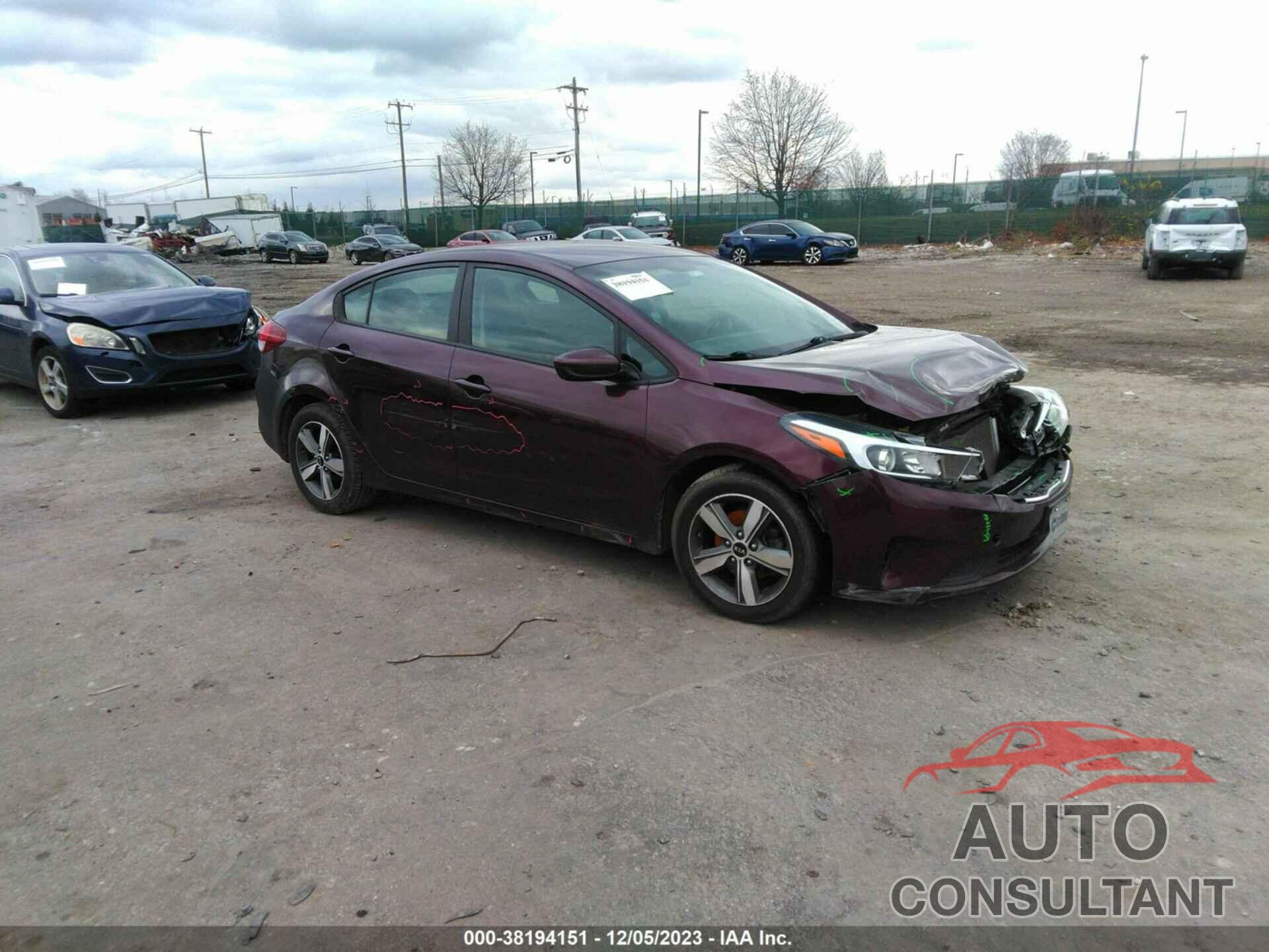 KIA FORTE 2018 - 3KPFL4A70JE268219