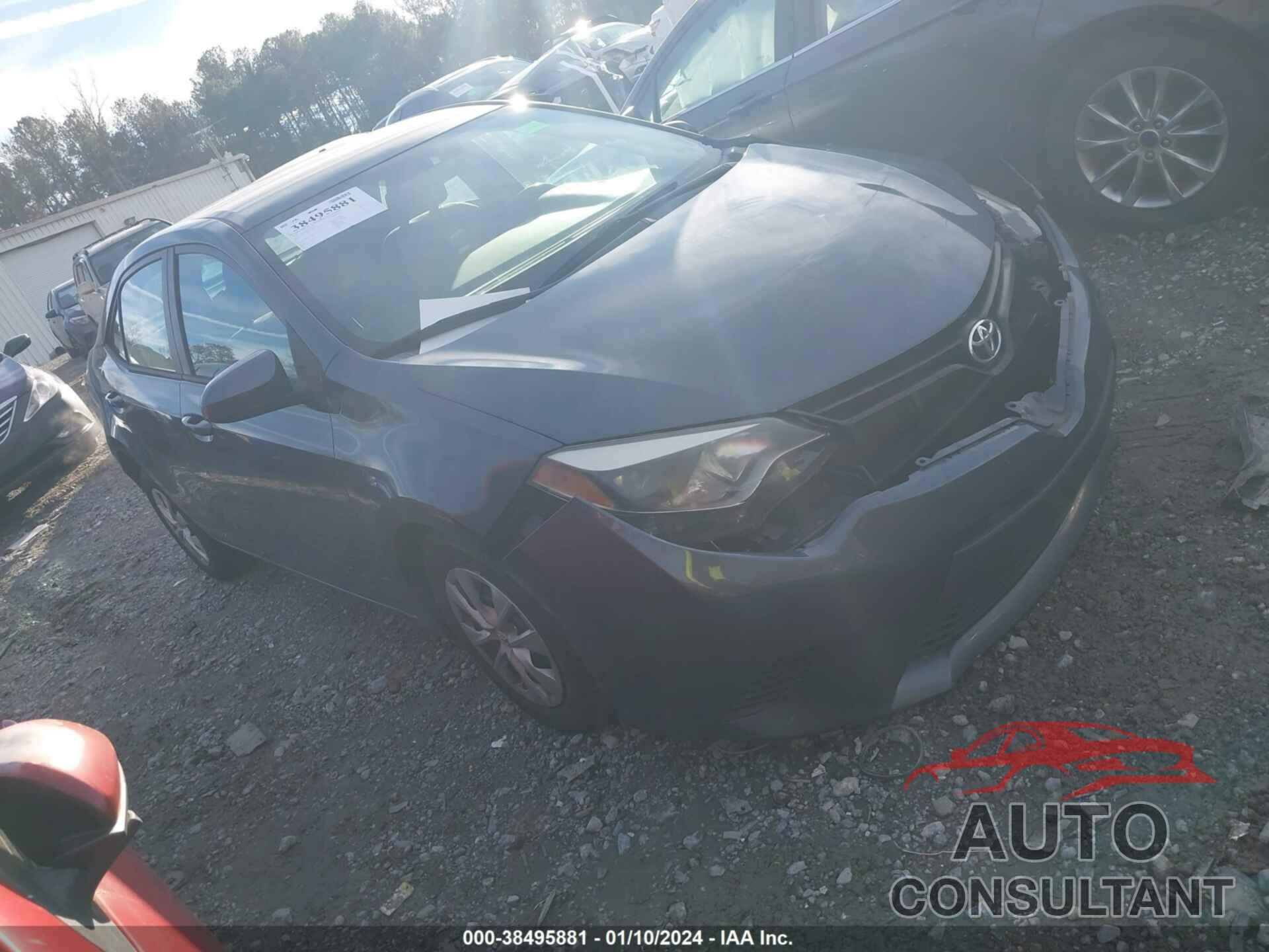 TOYOTA COROLLA 2016 - 5YFBURHE9GP382272