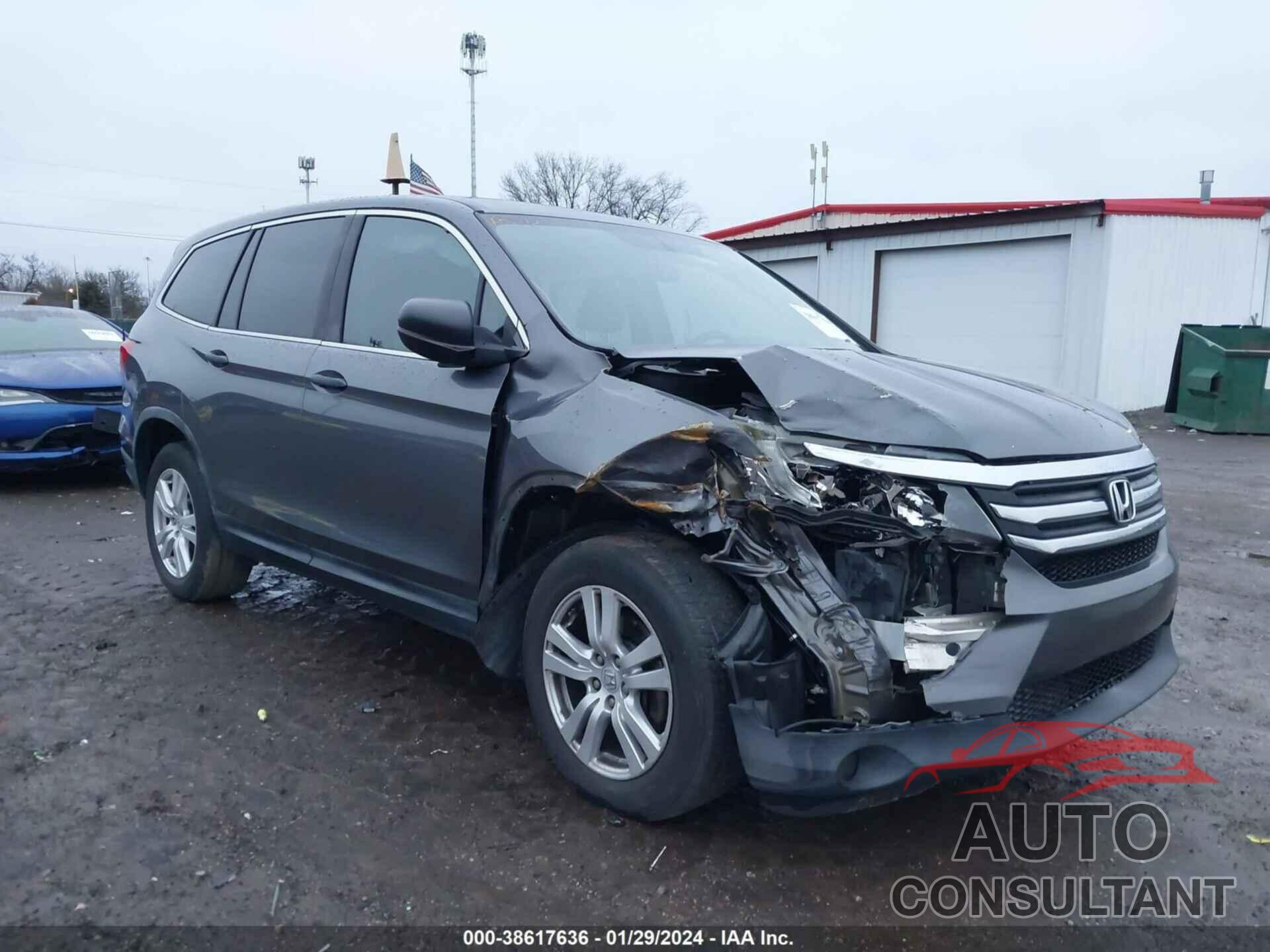 HONDA PILOT 2016 - 5FNYF6H14GB045732