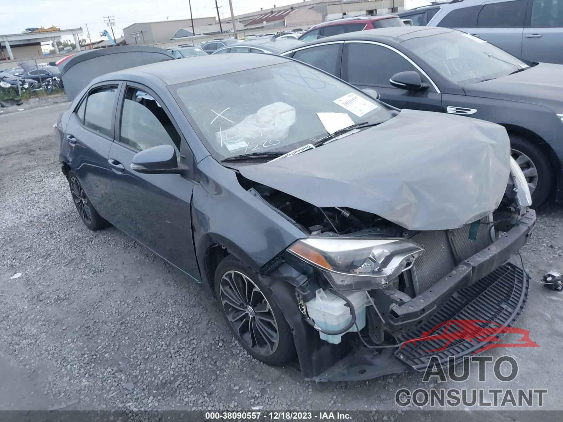 TOYOTA COROLLA 2016 - 5YFBURHE5GP434934