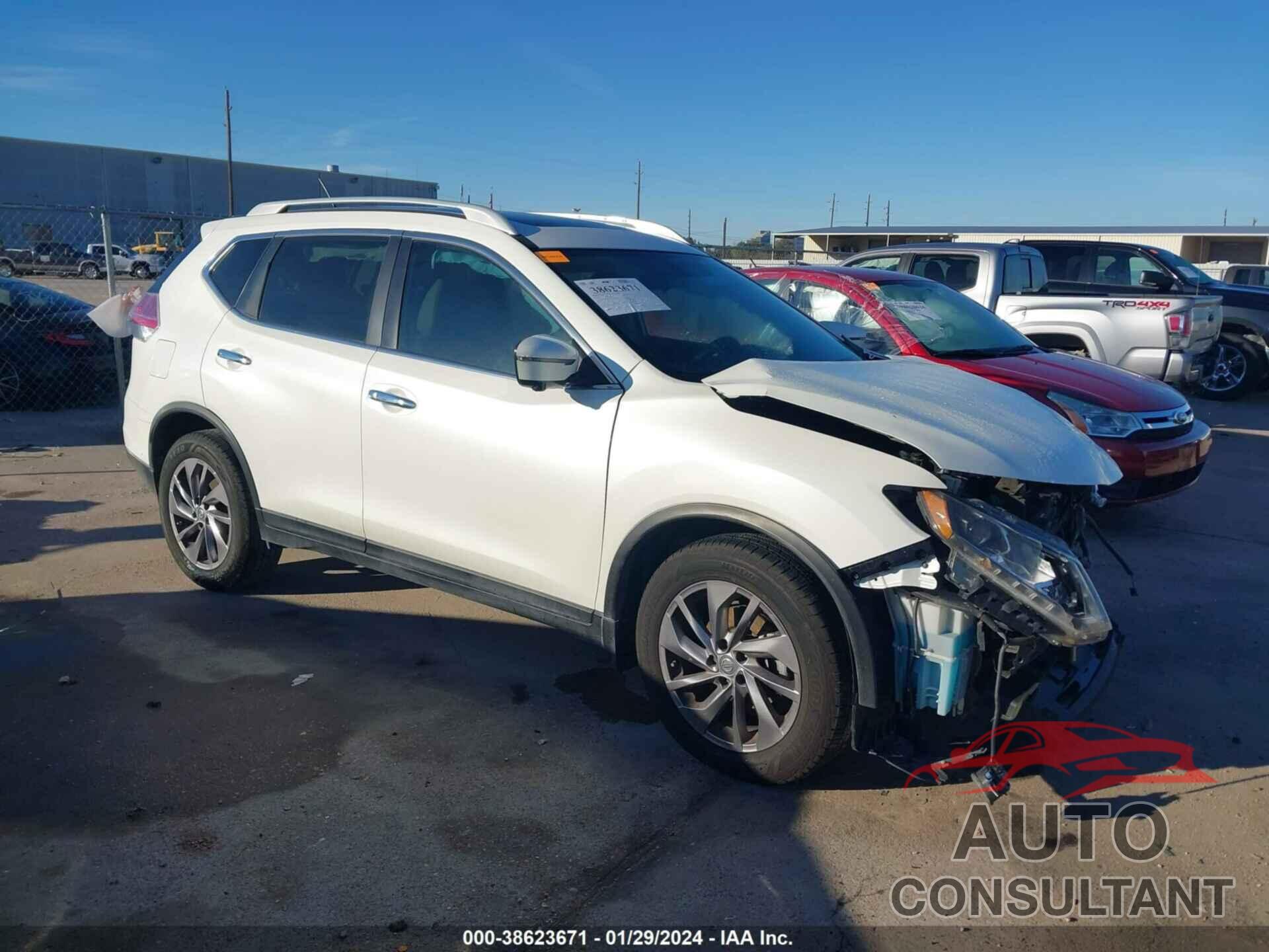 NISSAN ROGUE 2016 - 5N1AT2MT1GC732279