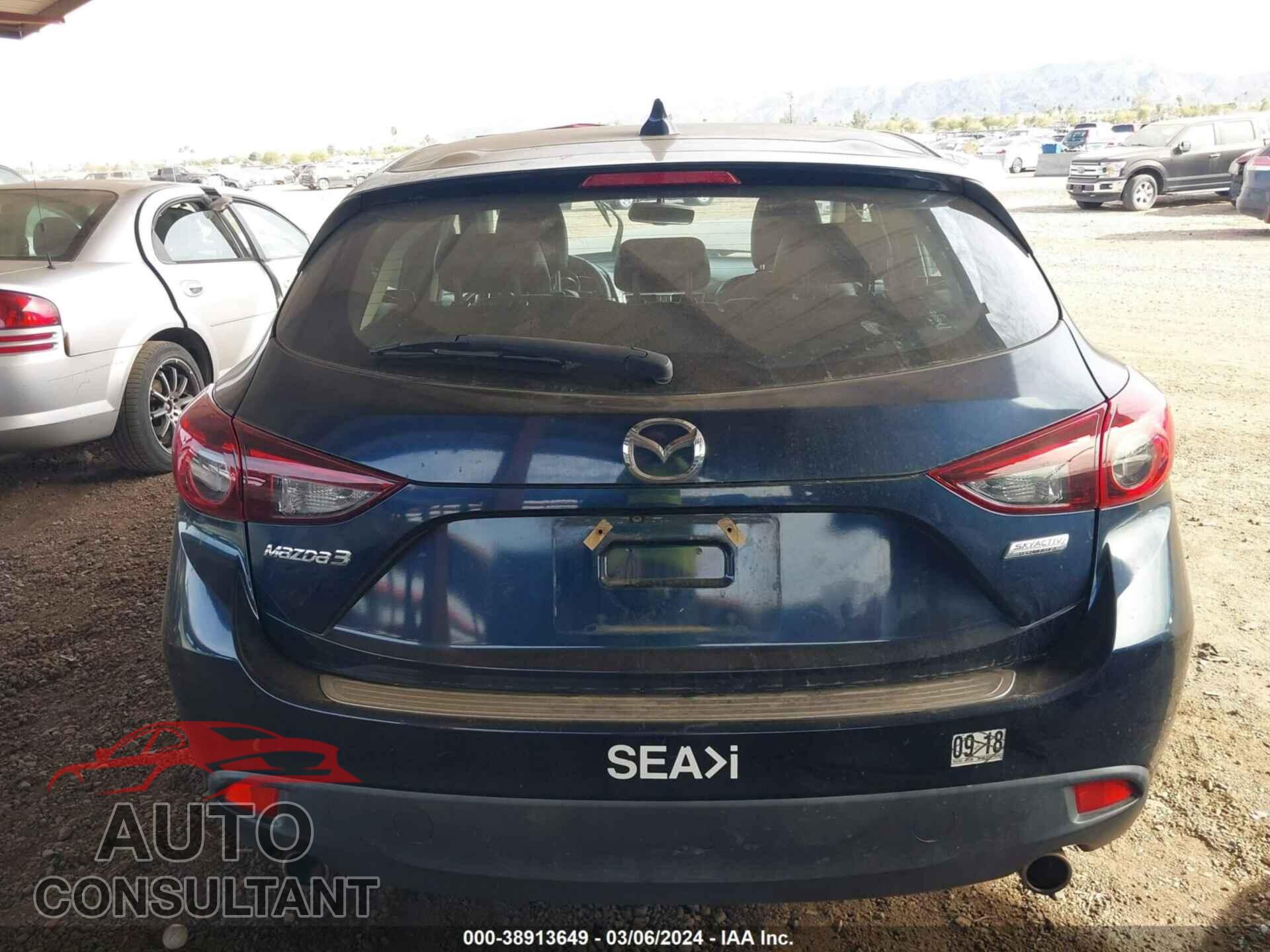 MAZDA MAZDA3 2014 - JM1BM1M76E1202997