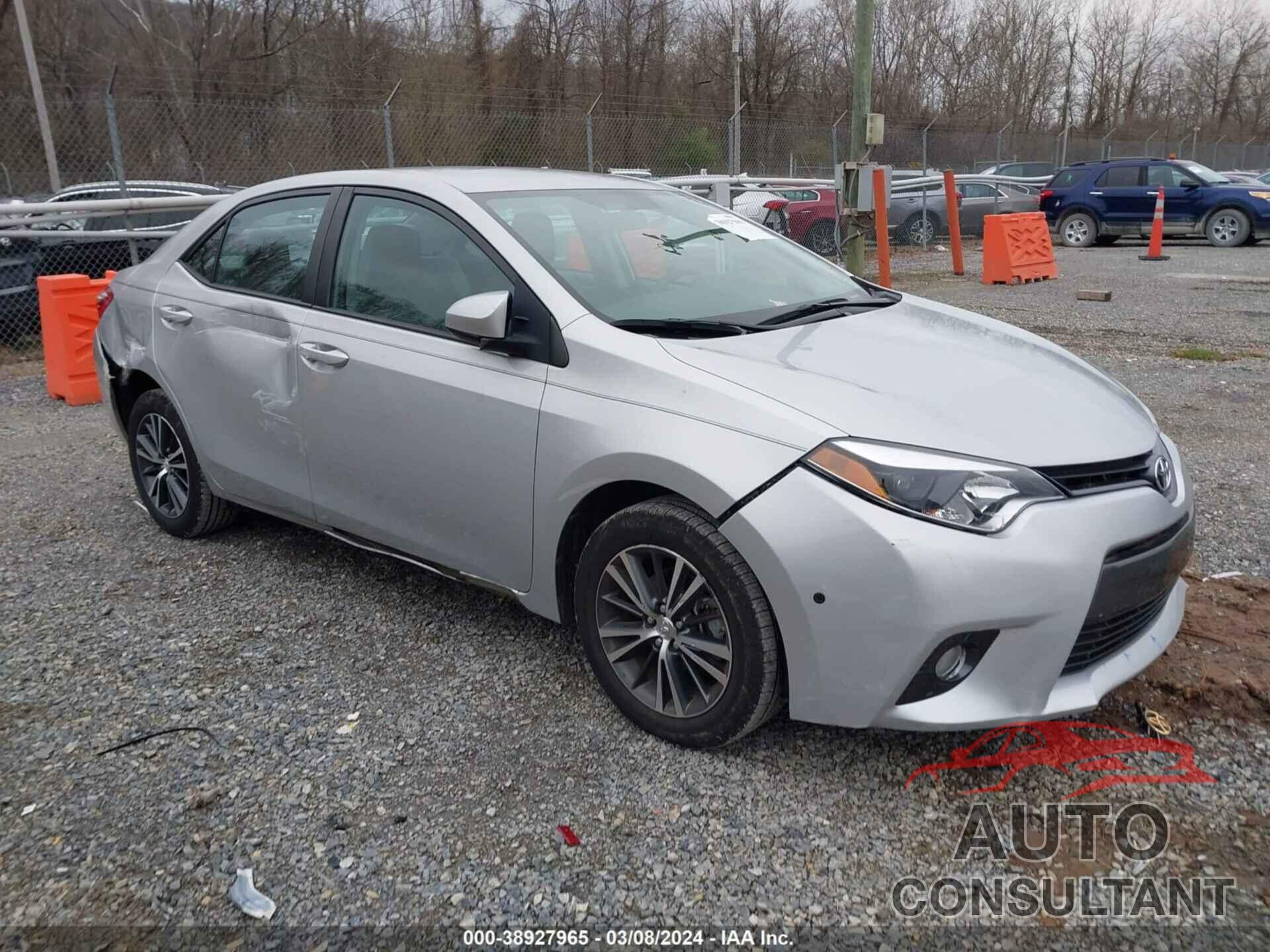 TOYOTA COROLLA 2016 - 5YFBURHE8GP370520