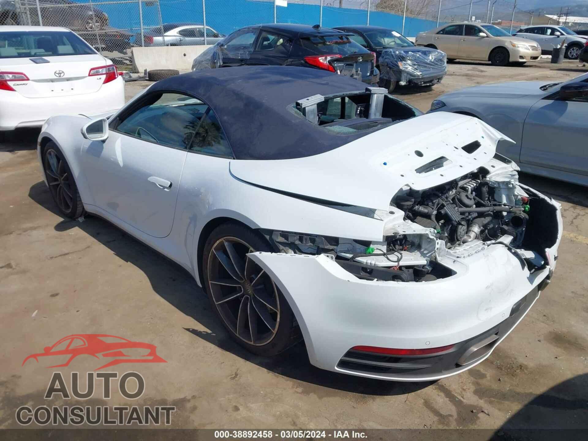 PORSCHE 911 2021 - WP0CA2A90MS239481