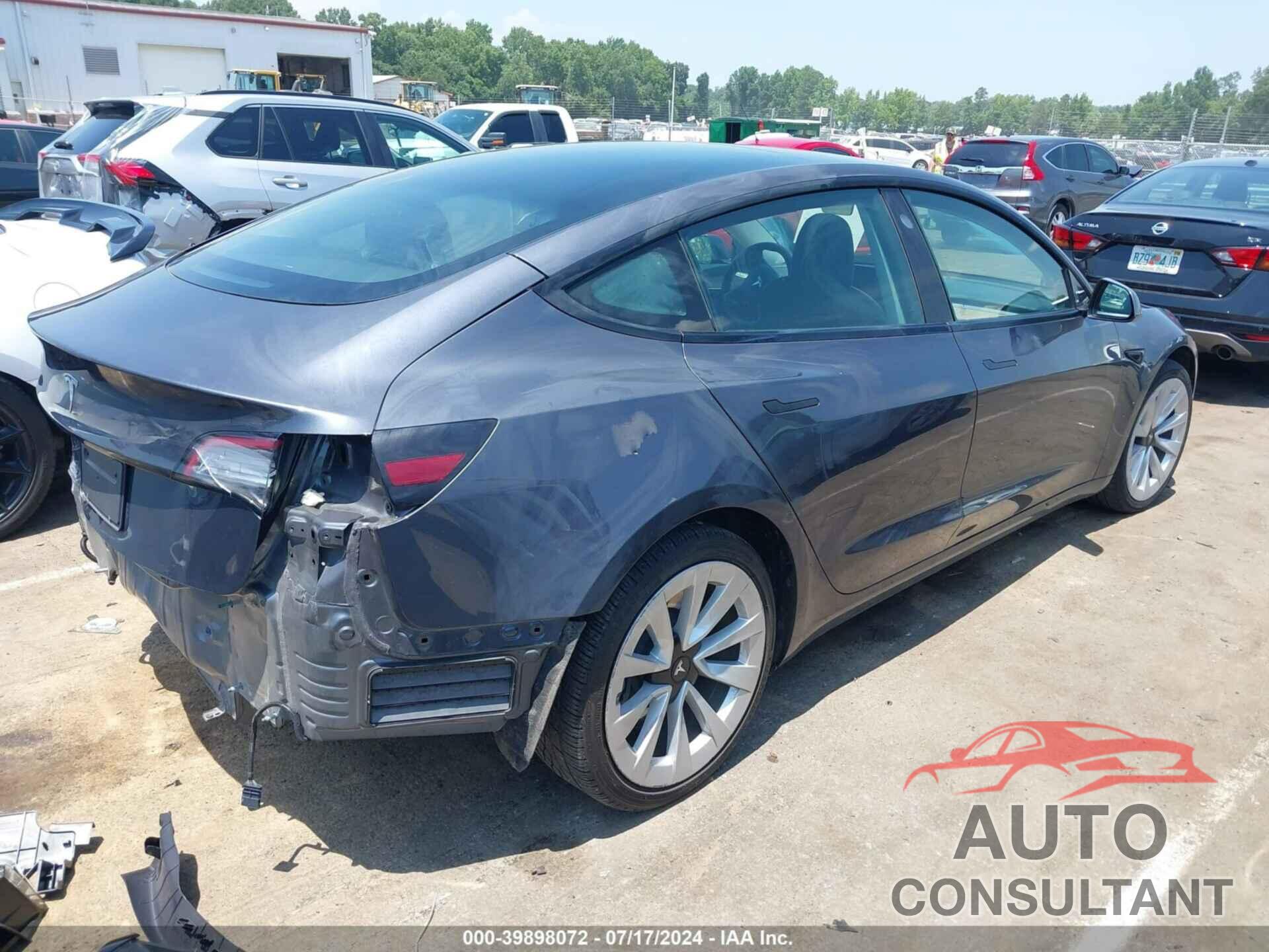 TESLA MODEL 3 2022 - 5YJ3E1EA6NF189588
