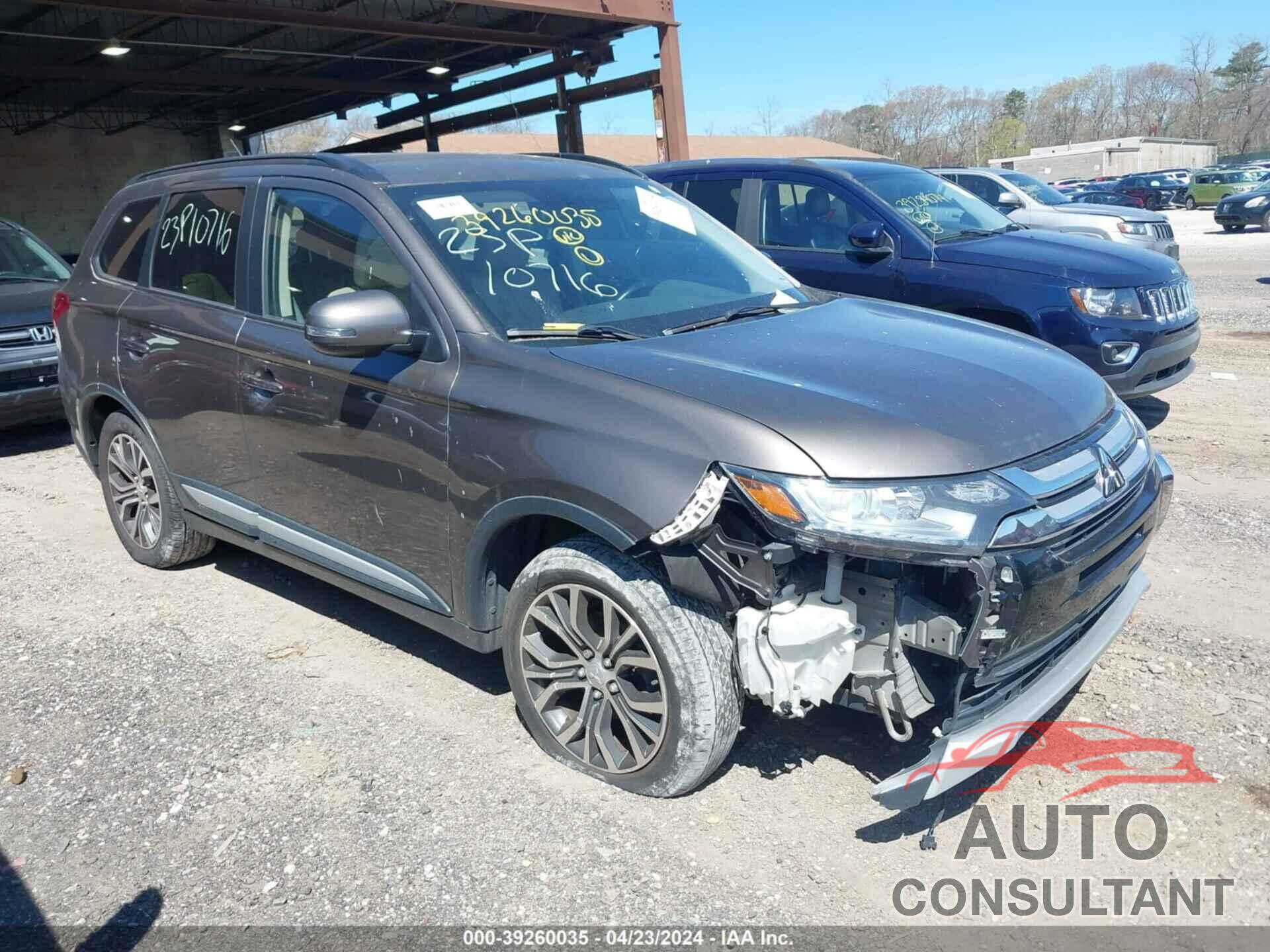 MITSUBISHI OUTLANDER 2016 - JA4AZ3A34GZ021342