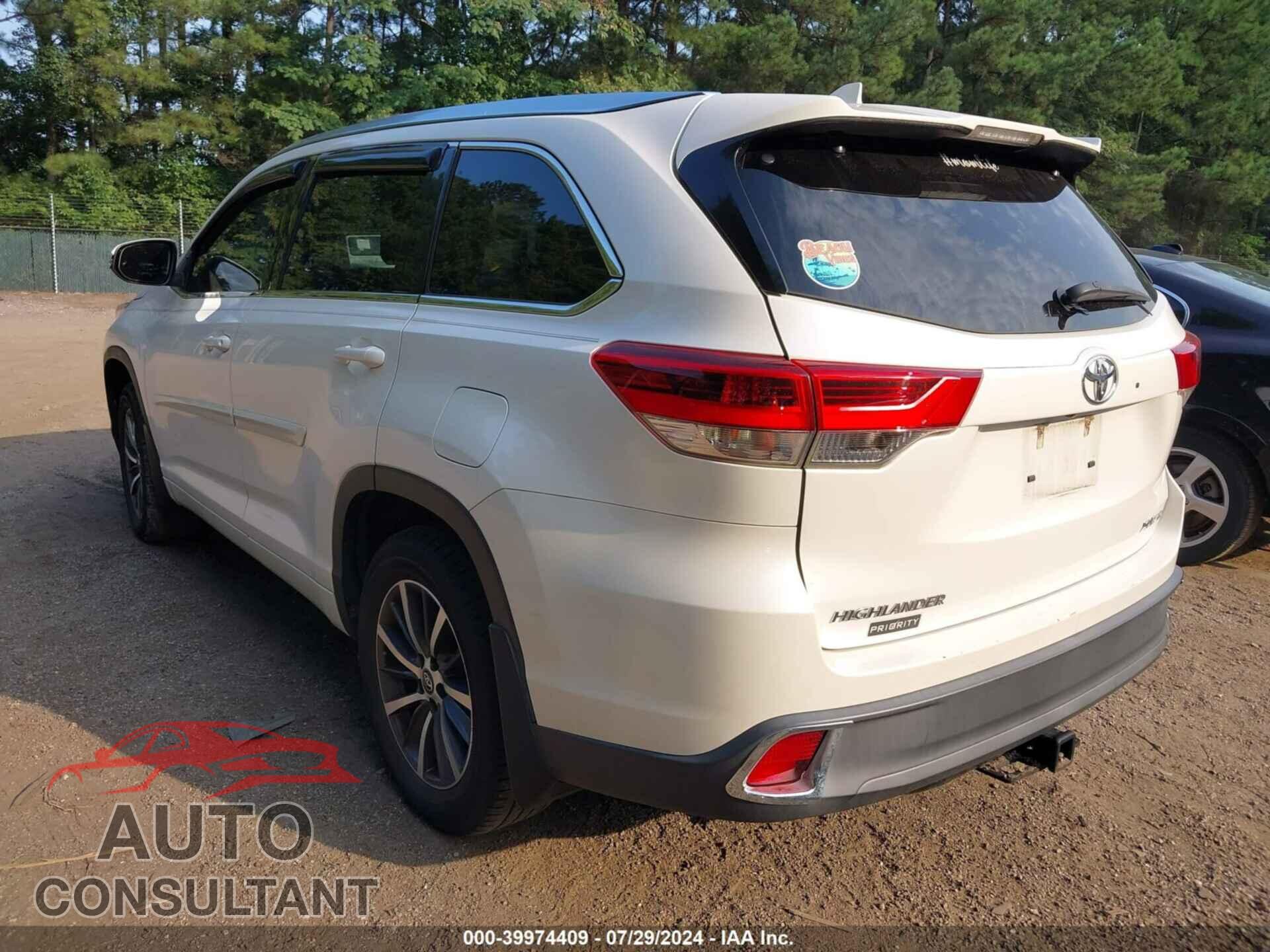 TOYOTA HIGHLANDER 2017 - 5TDJZRFH3HS424714