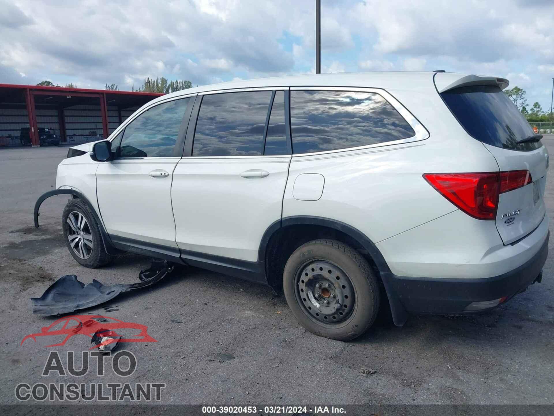 HONDA PILOT 2016 - 5FNYF5H51GB016153