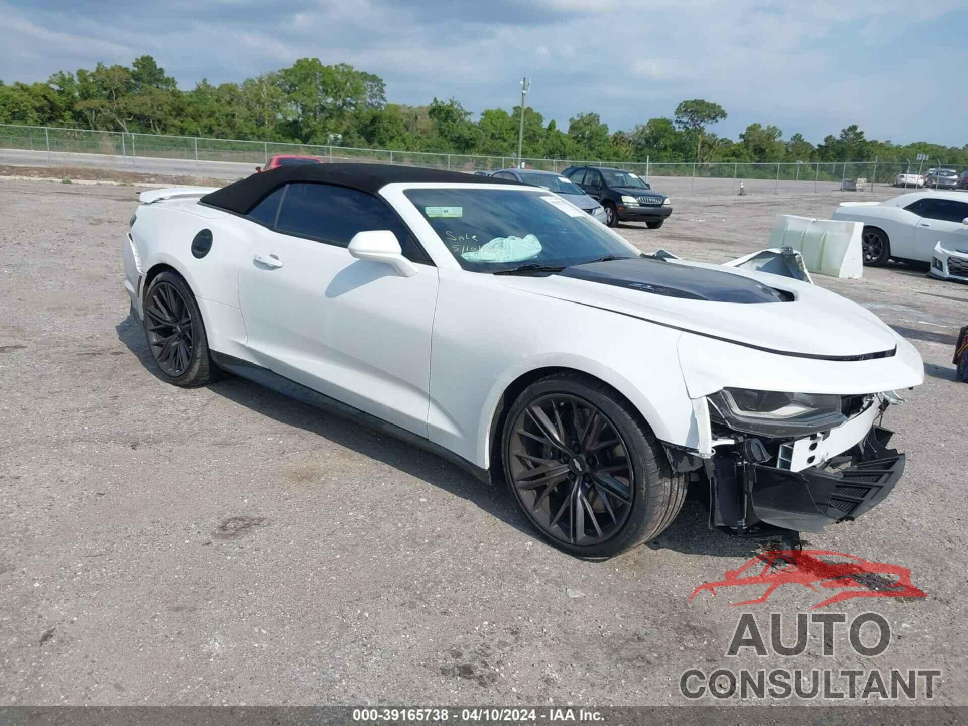 CHEVROLET CAMARO 2019 - 1G1FK3D63K0143248