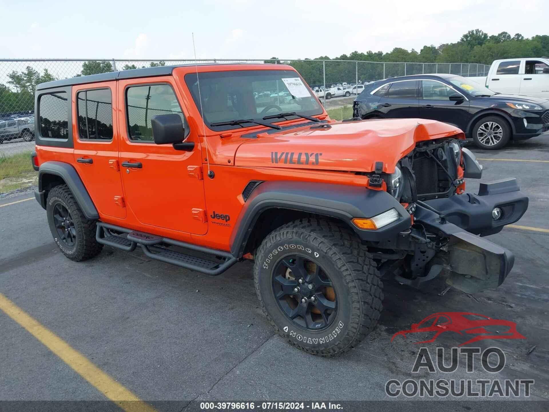 JEEP WRANGLER UNLIMITED 2020 - 1C4HJXDG5LW250528