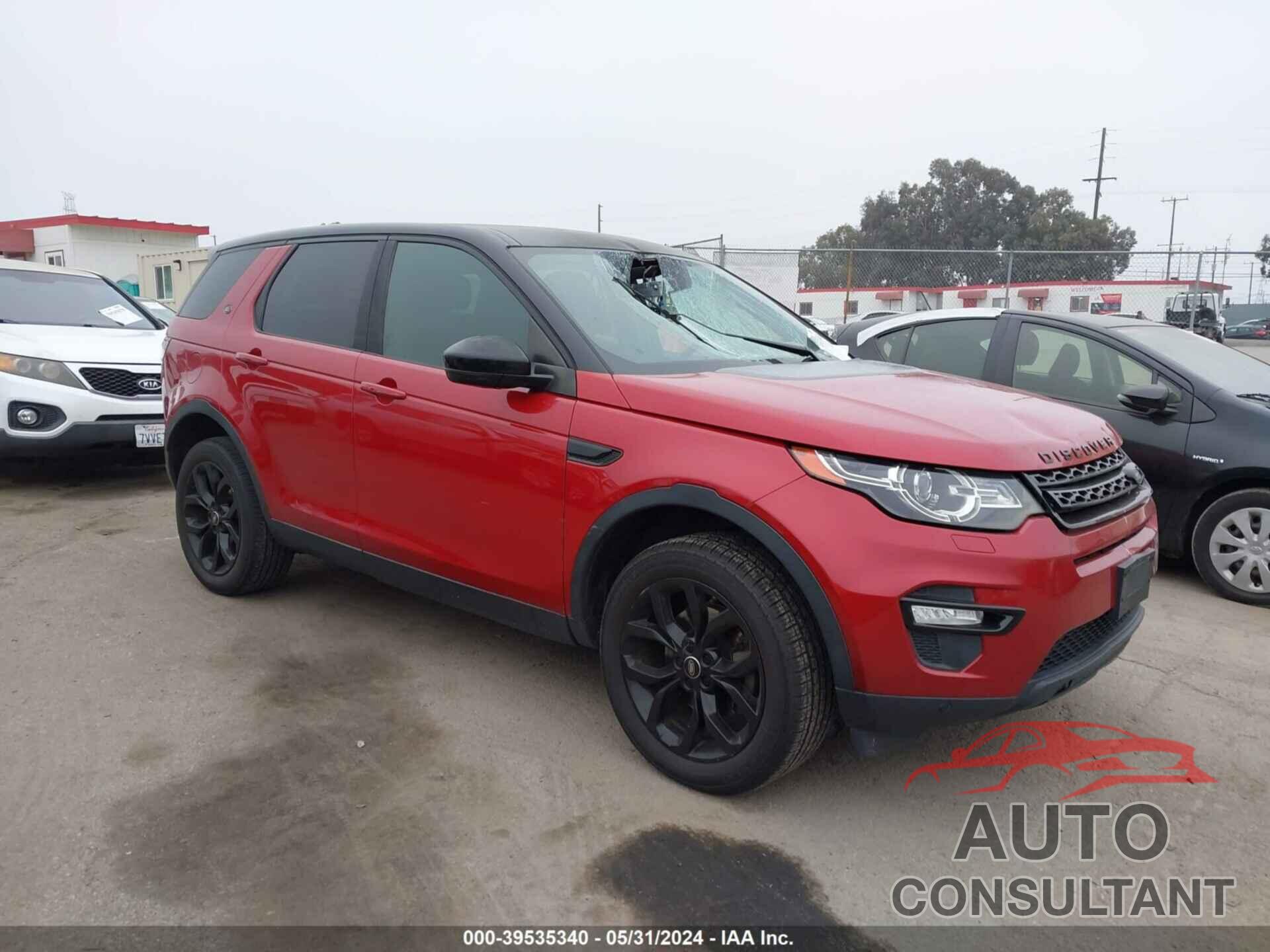 LAND ROVER DISCOVERY SPORT 2016 - SALCR2BG5GH549187