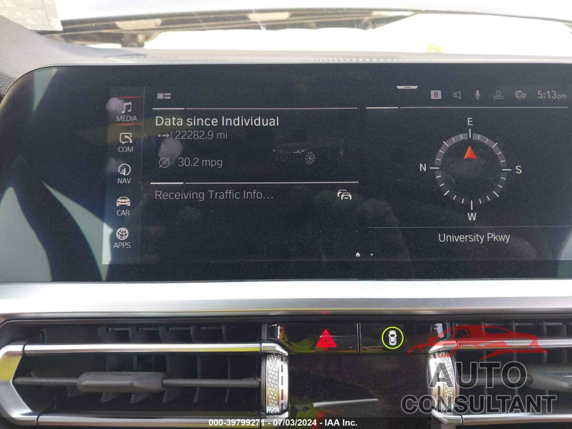 BMW 430I 2022 - WBA23AT01NCK81410