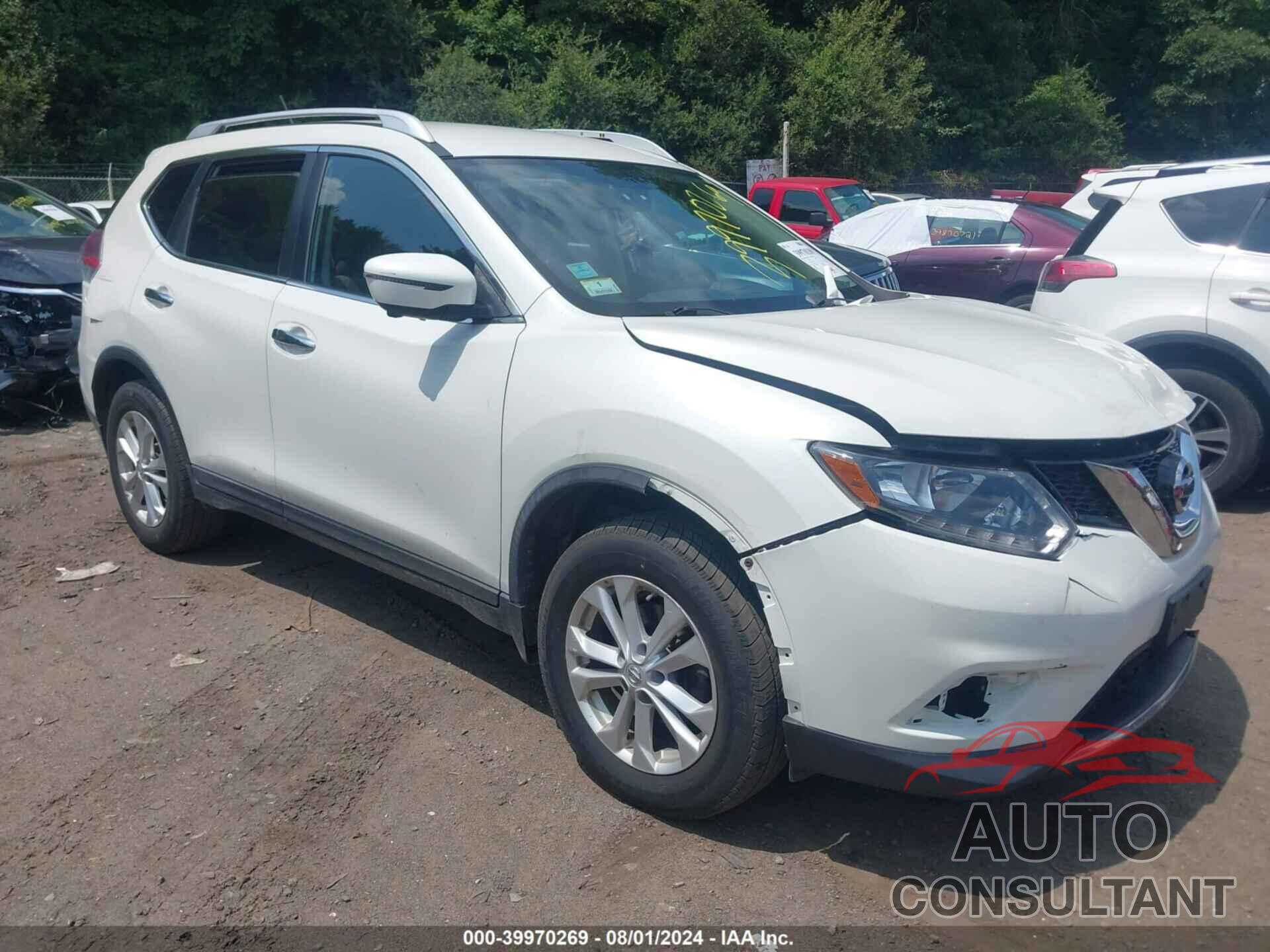 NISSAN ROGUE 2016 - KNMAT2MVXGP656320