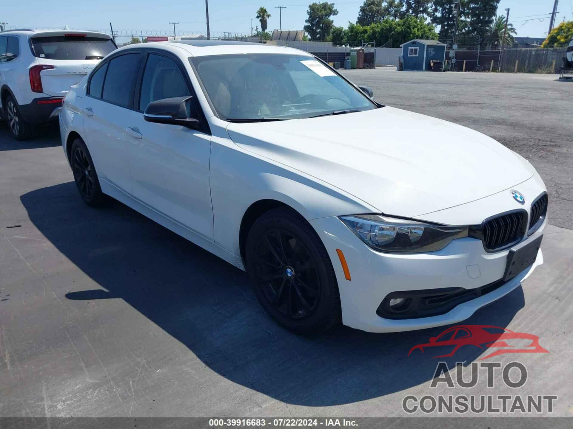 BMW 320I 2016 - WBA8E1G51GNU12269