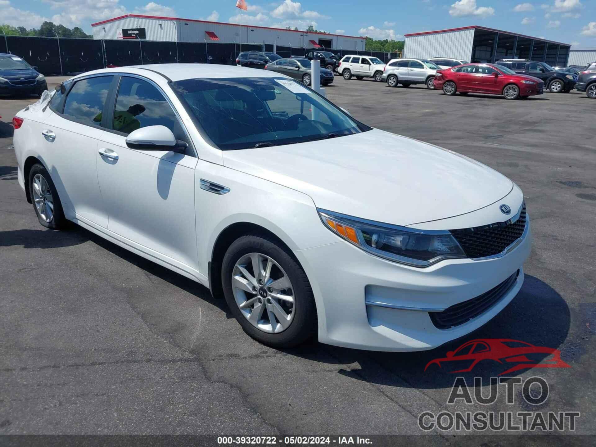 KIA OPTIMA 2016 - KNAGT4L37G5101954