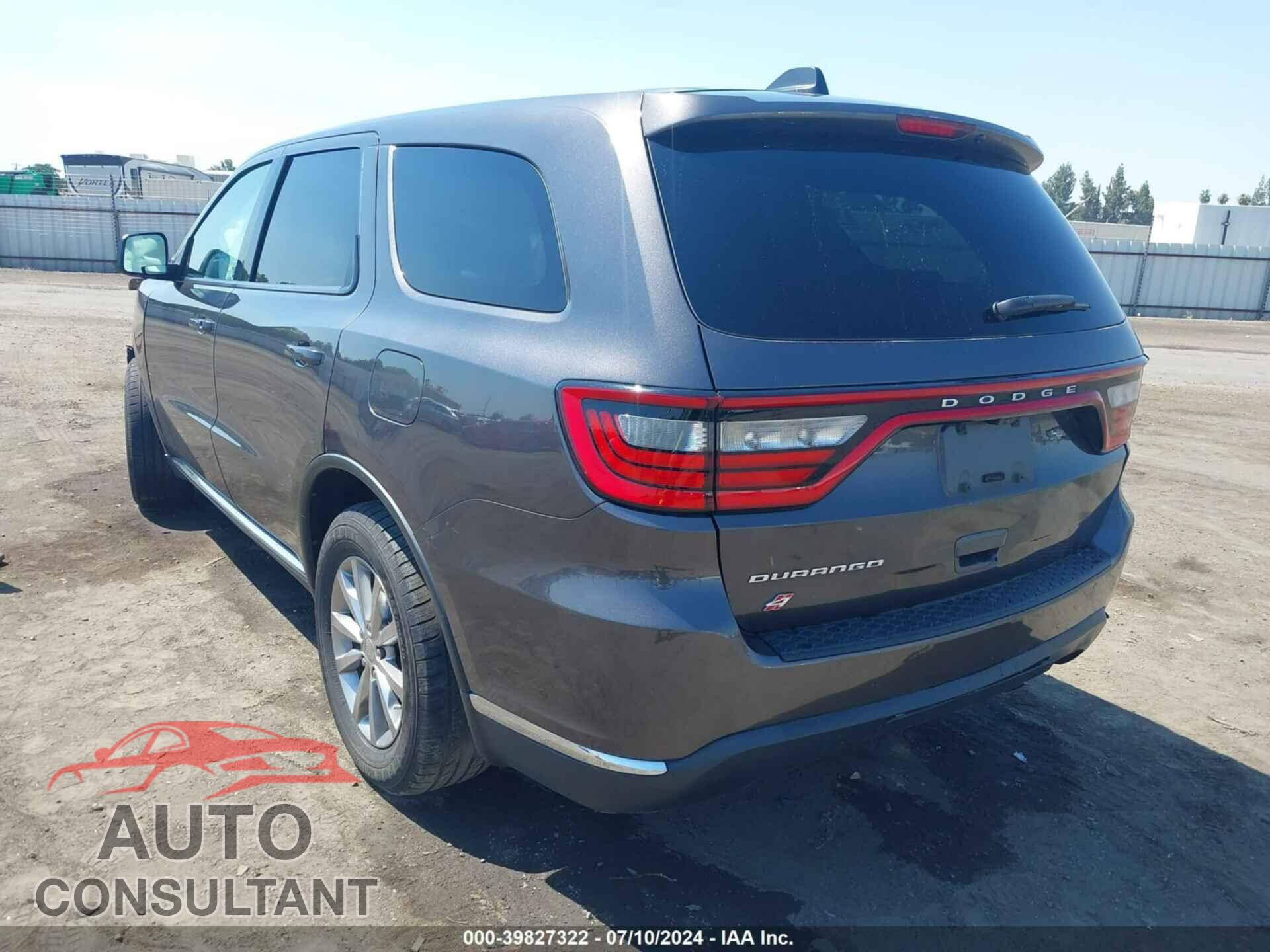 DODGE DURANGO 2018 - 1C4RDJAG2JC359749
