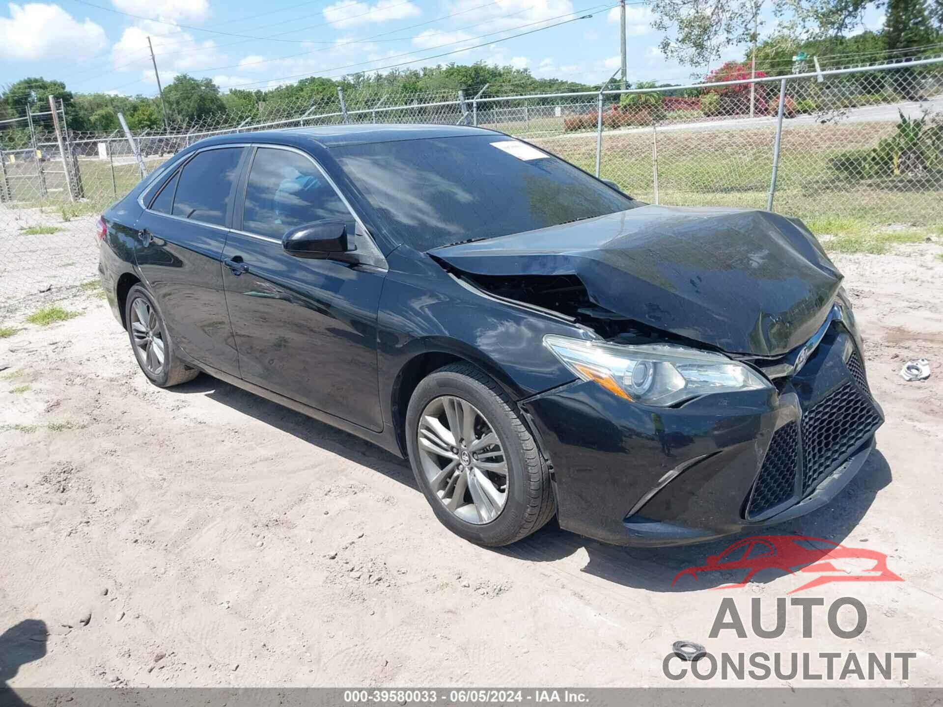 TOYOTA CAMRY 2017 - 4T1BF1FK9HU314364