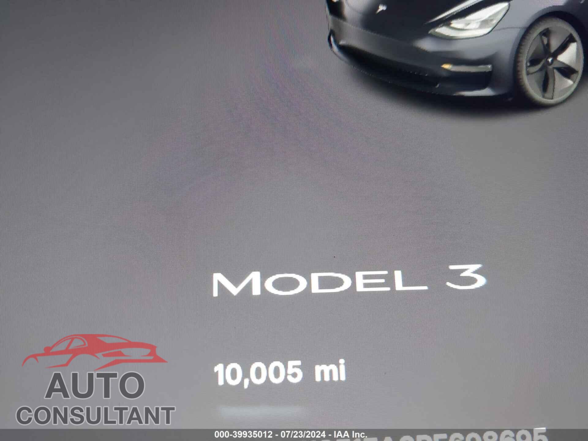 TESLA MODEL 3 2023 - 5YJ3E1EA6PF698695