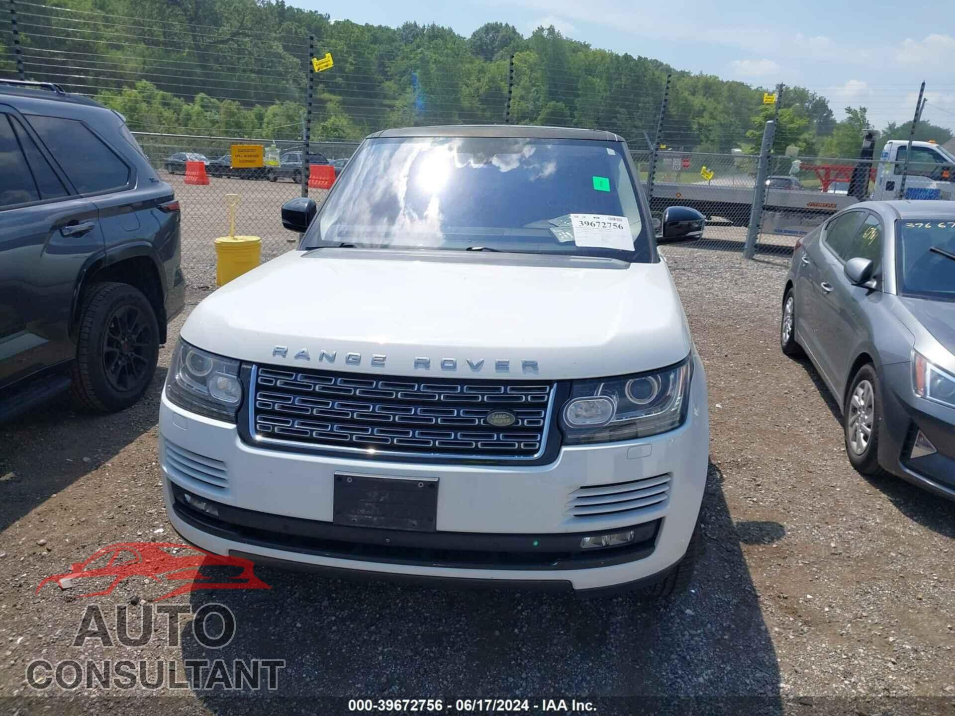 LAND ROVER RANGE ROVER 2016 - SALGS3EF0GA251573