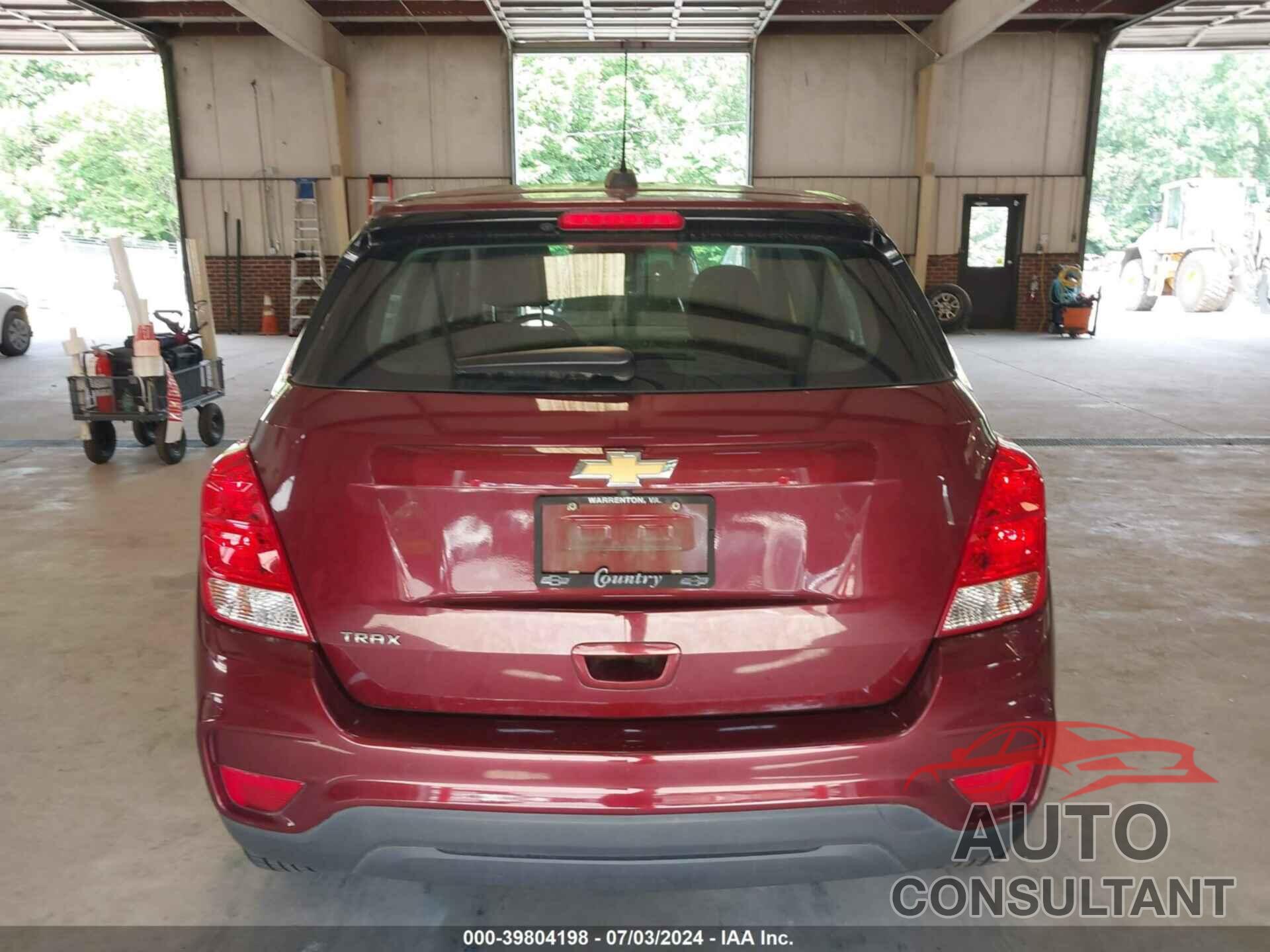 CHEVROLET TRAX 2017 - 3GNCJKSB6HL265208