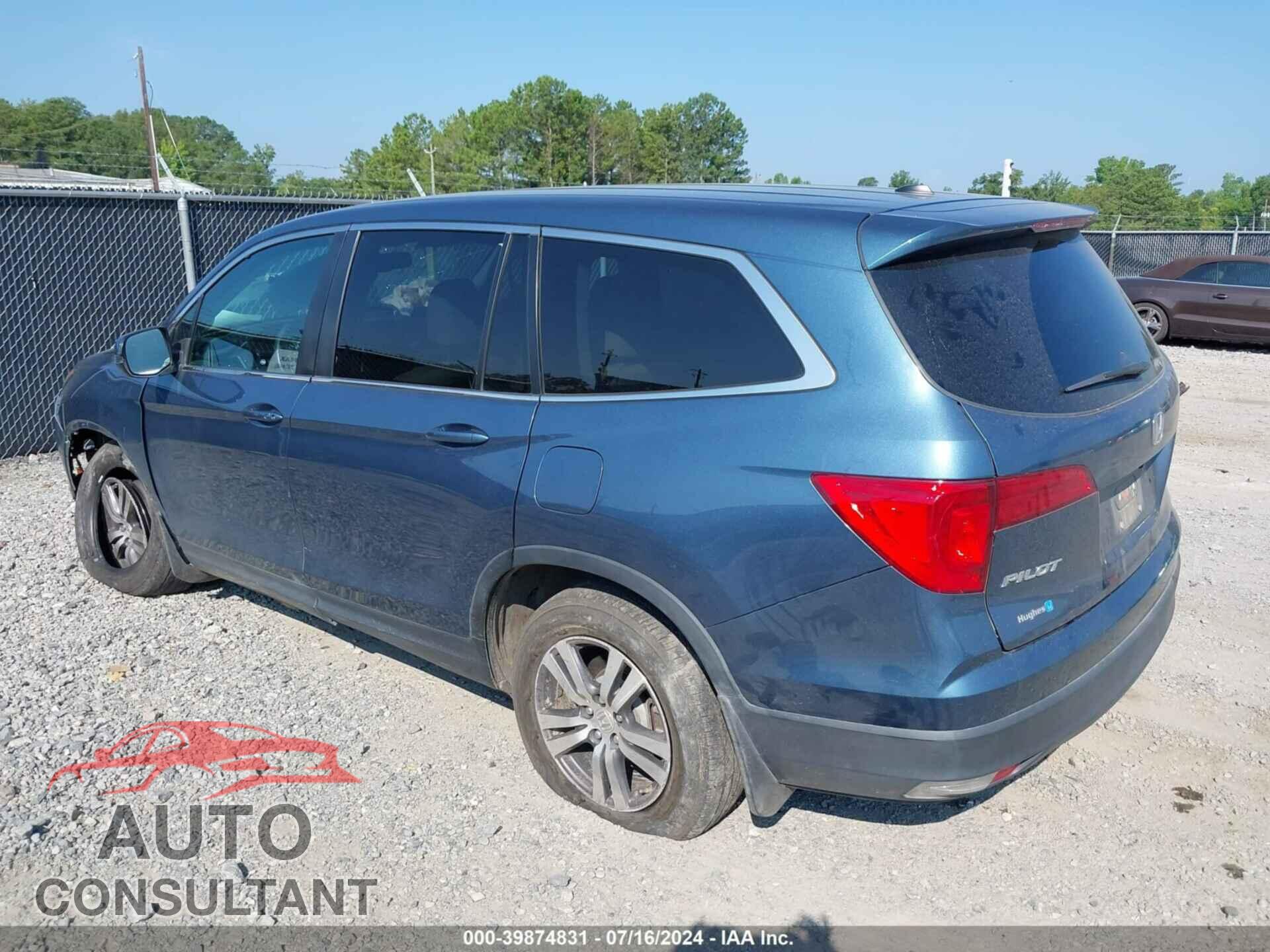 HONDA PILOT 2016 - 5FNYF5H54GB016275