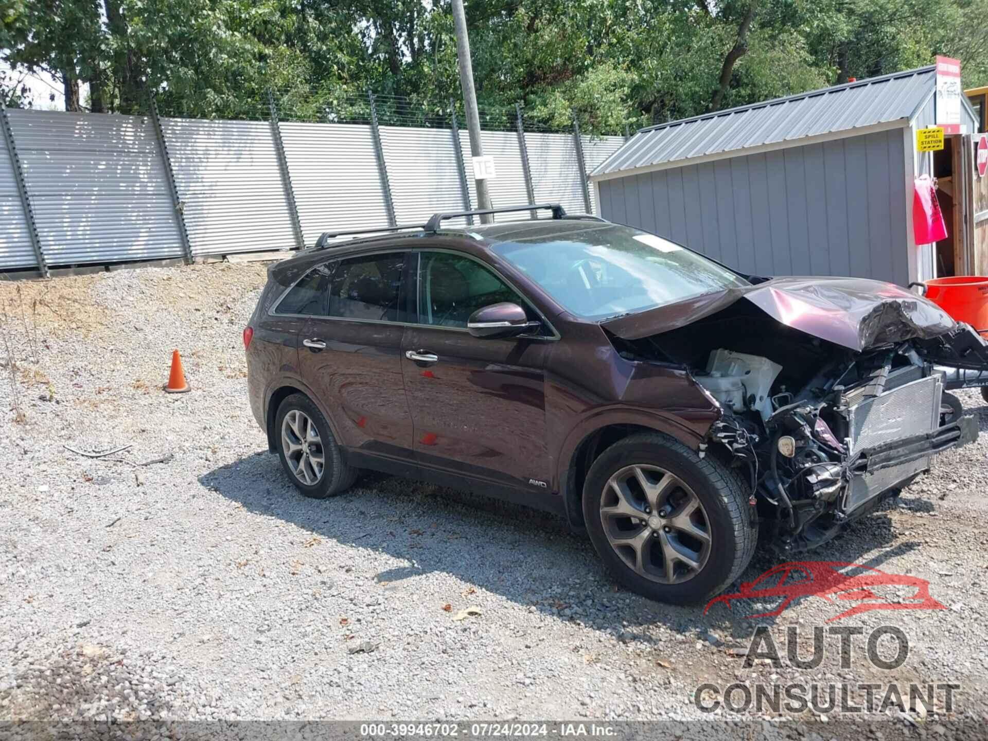KIA SORENTO 2016 - 5XYPKDA55GG008934