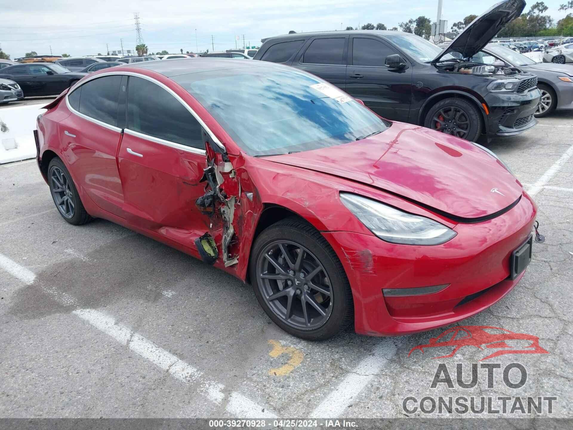 TESLA MODEL 3 2018 - 5YJ3E1EB0JF084970