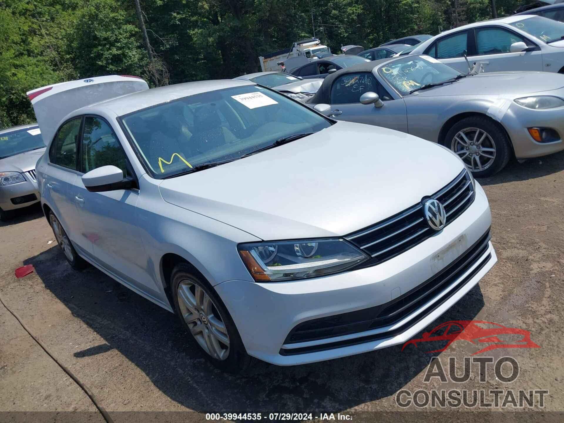 VOLKSWAGEN JETTA 2017 - 3VW2B7AJ4HM312007