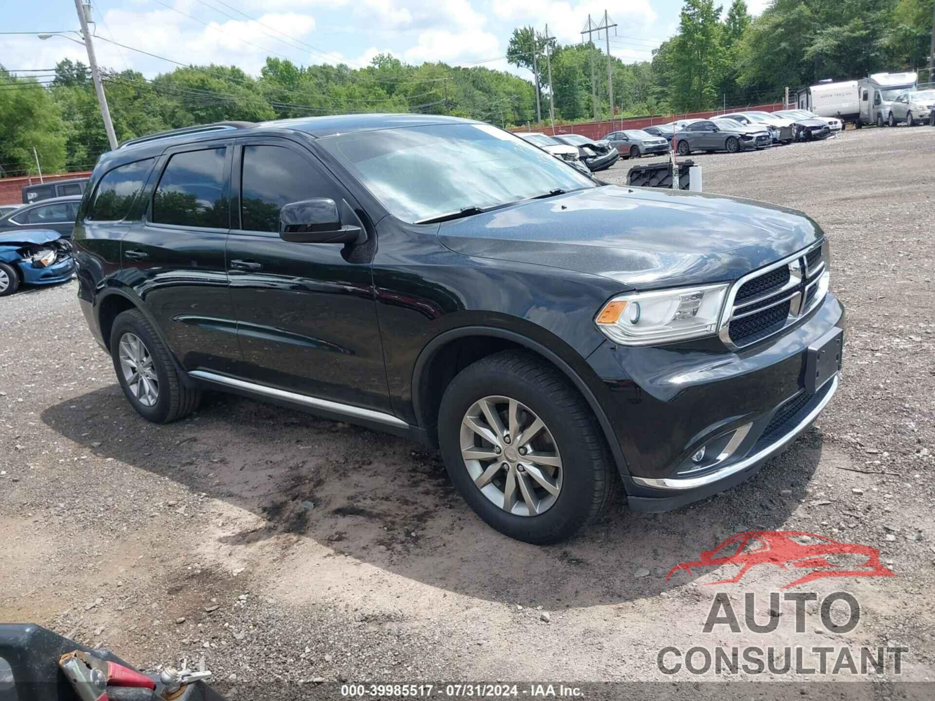 DODGE DURANGO 2017 - 1C4RDJAG2HC937441