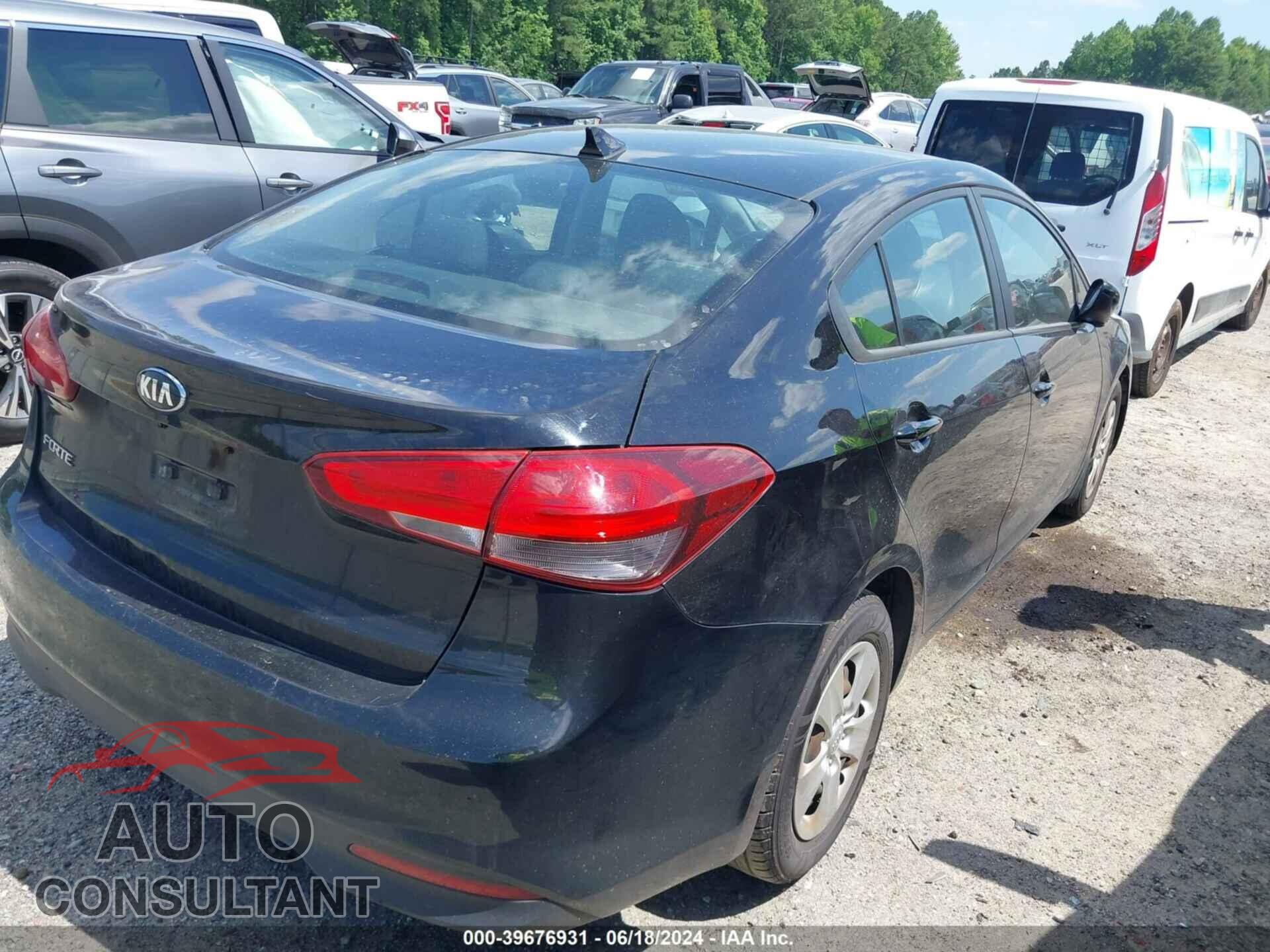 KIA FORTE 2017 - 3KPFL4A74HE045384