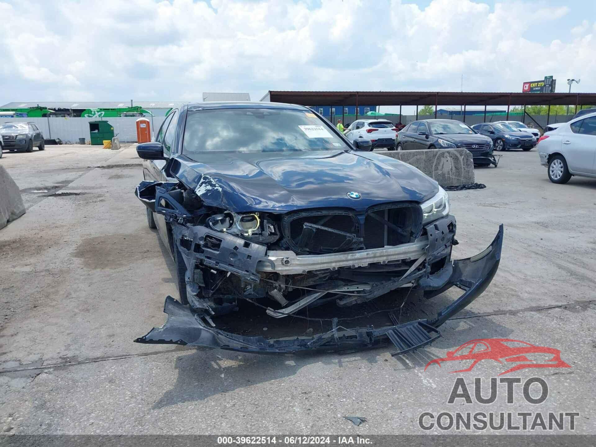 BMW 740I 2018 - WBA7E2C54JG742667