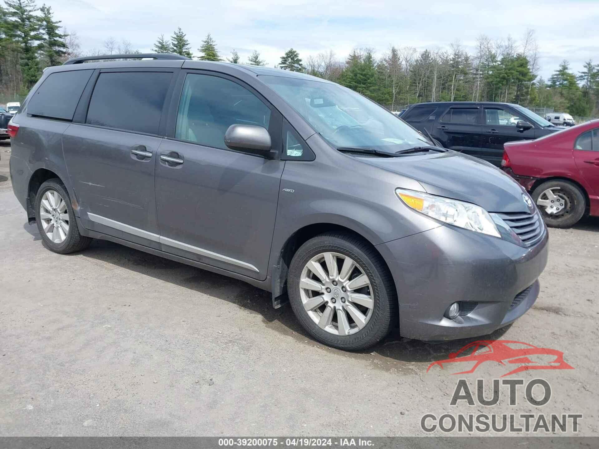 TOYOTA SIENNA 2017 - 5TDDZ3DC4HS186390