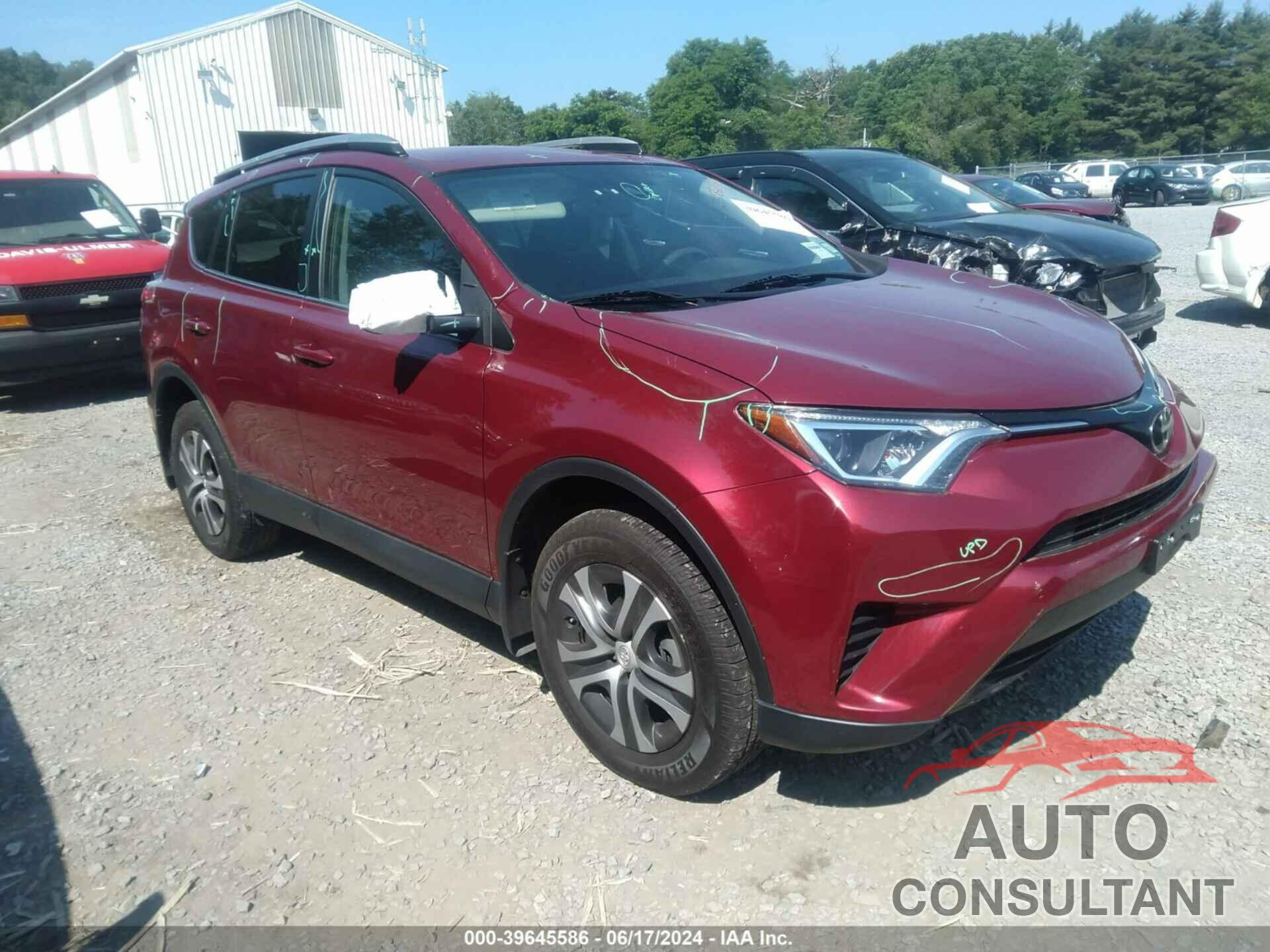 TOYOTA RAV4 2018 - 2T3BFREV4JW762048