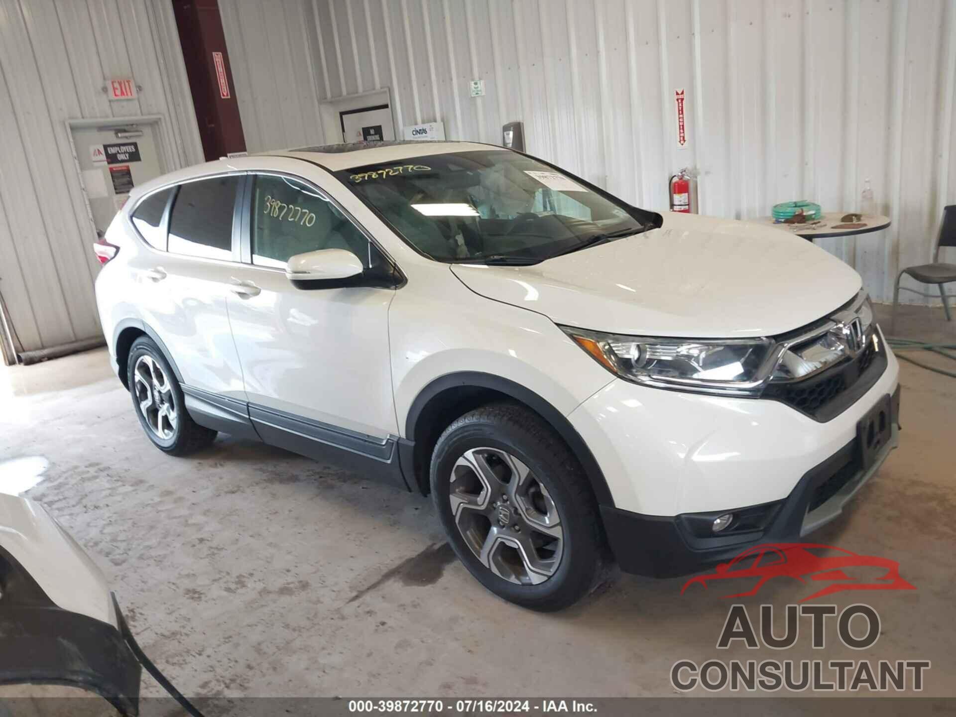 HONDA CR-V 2017 - 5J6RW2H58HL057472