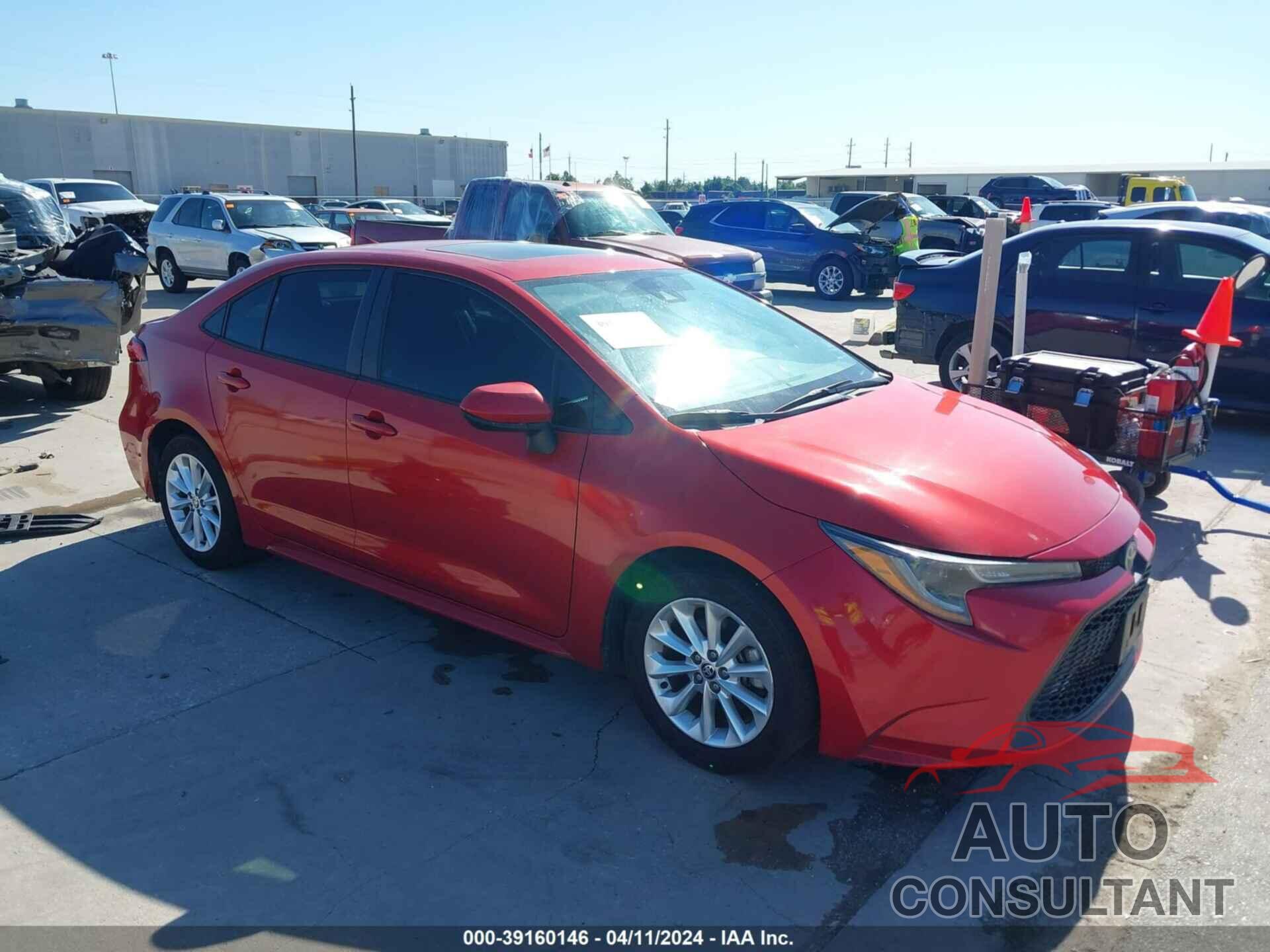 TOYOTA COROLLA 2020 - 5YFHPRAE8LP037742
