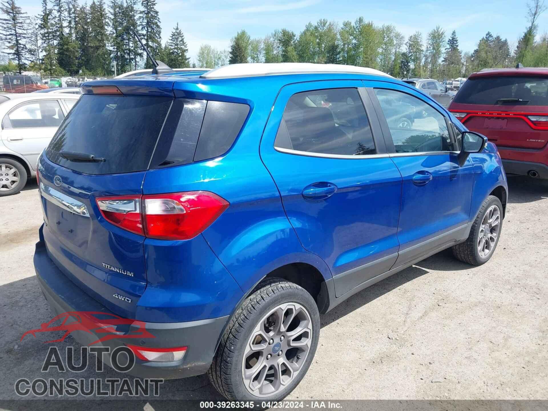 FORD ECOSPORT 2020 - MAJ6S3KL7LC354507