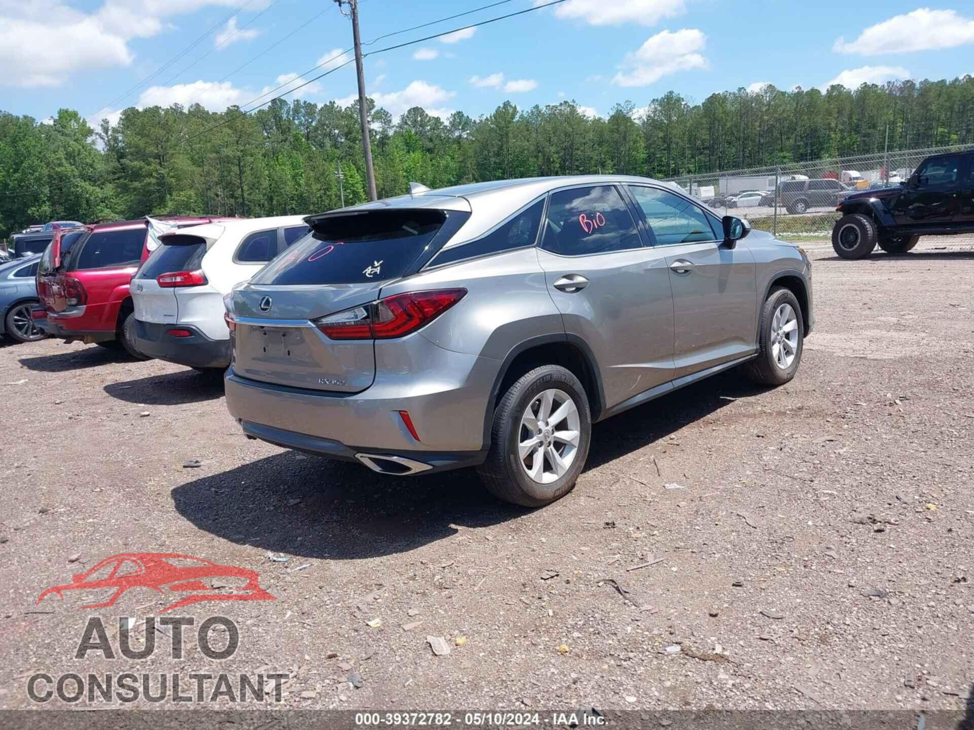 LEXUS RX 2017 - 2T2ZZMCA1HC034583